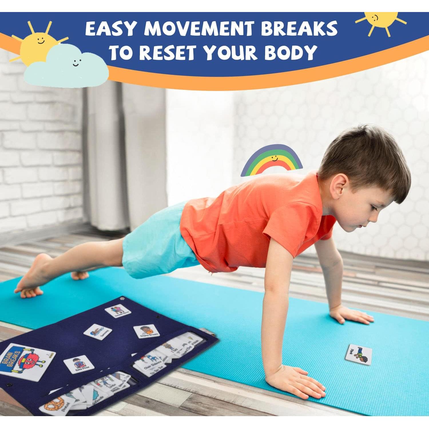 Tablero de Actividades Cerebrales CHEFAN - 56 Tarjetas de Ejercicio