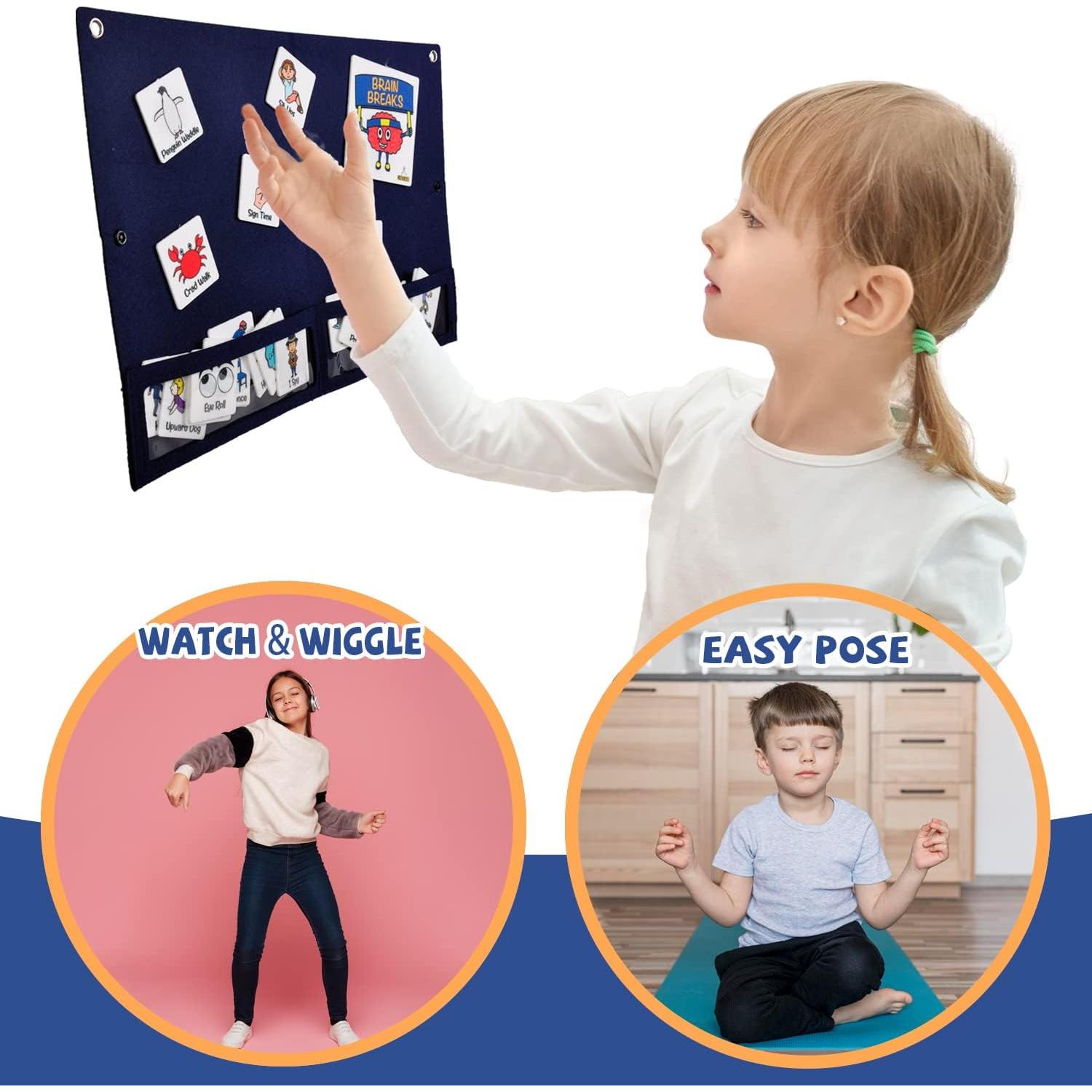 Tablero de Actividades Cerebrales CHEFAN - 56 Tarjetas de Ejercicio