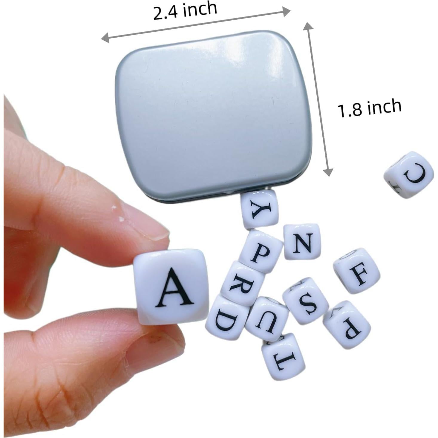 Juego de Dados de Sopa de Letras TianChenNO - 12 Letras, Viaje