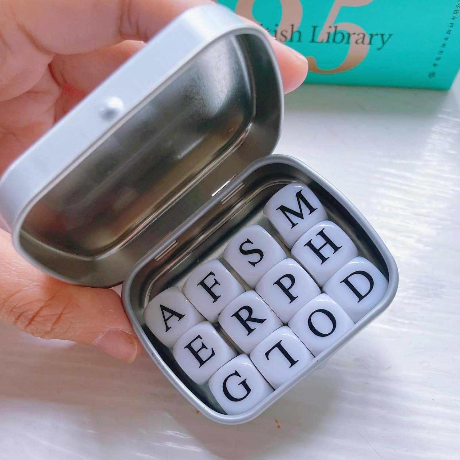 Juego de Dados de Sopa de Letras TianChenNO - 12 Letras, Viaje