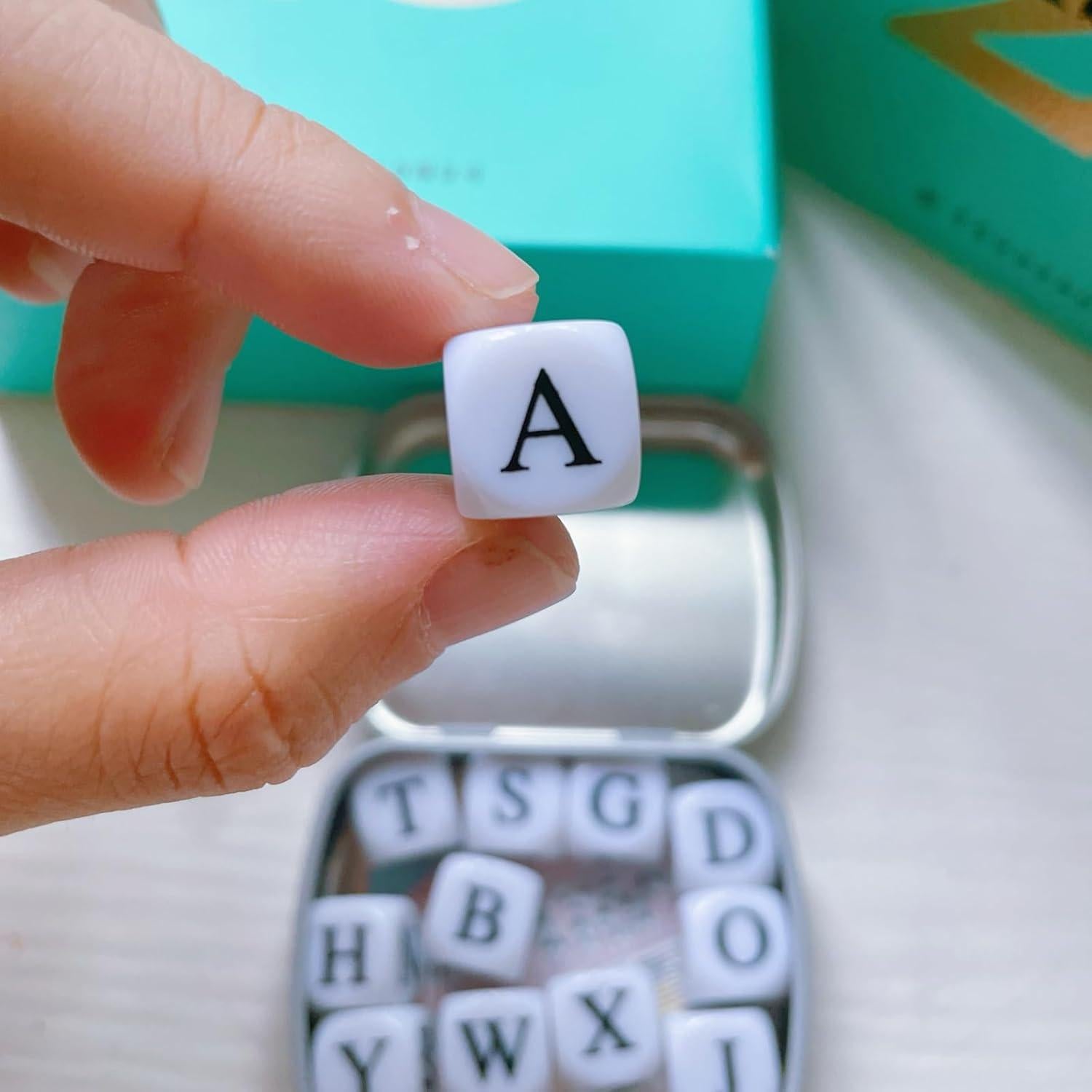 Juego de Dados de Sopa de Letras TianChenNO - 12 Letras, Viaje