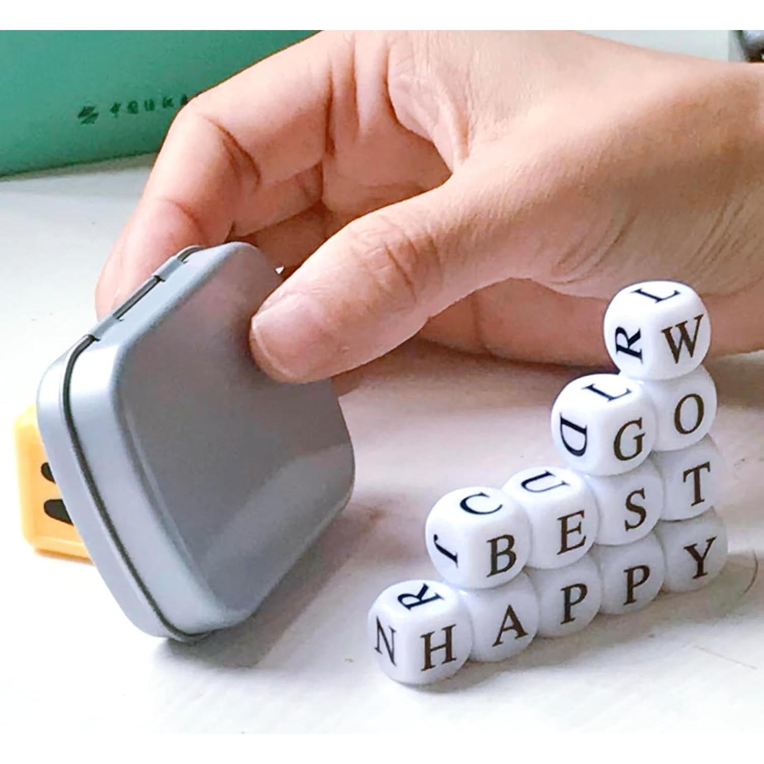 Juego de Dados de Sopa de Letras TianChenNO - 12 Letras, Viaje