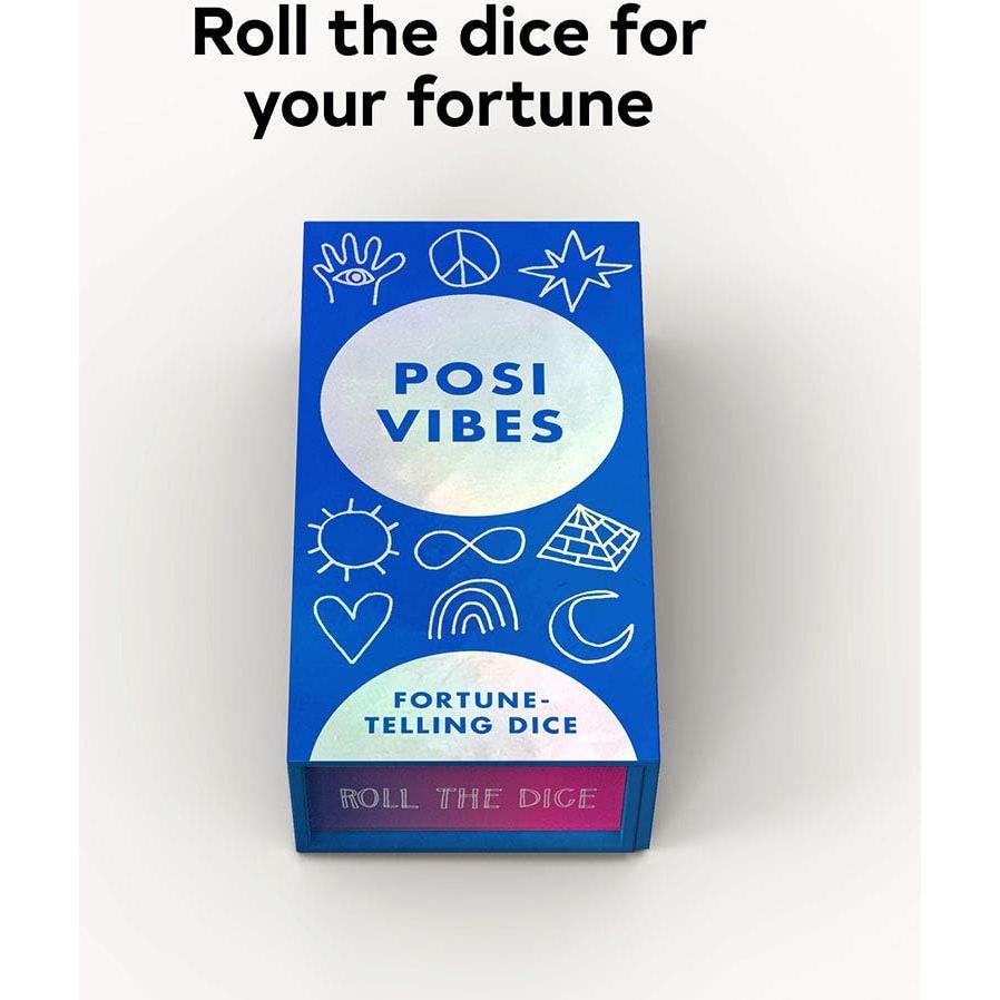 Dados de Adivinación Posi Vibes Chronicle Books - 8 Piezas