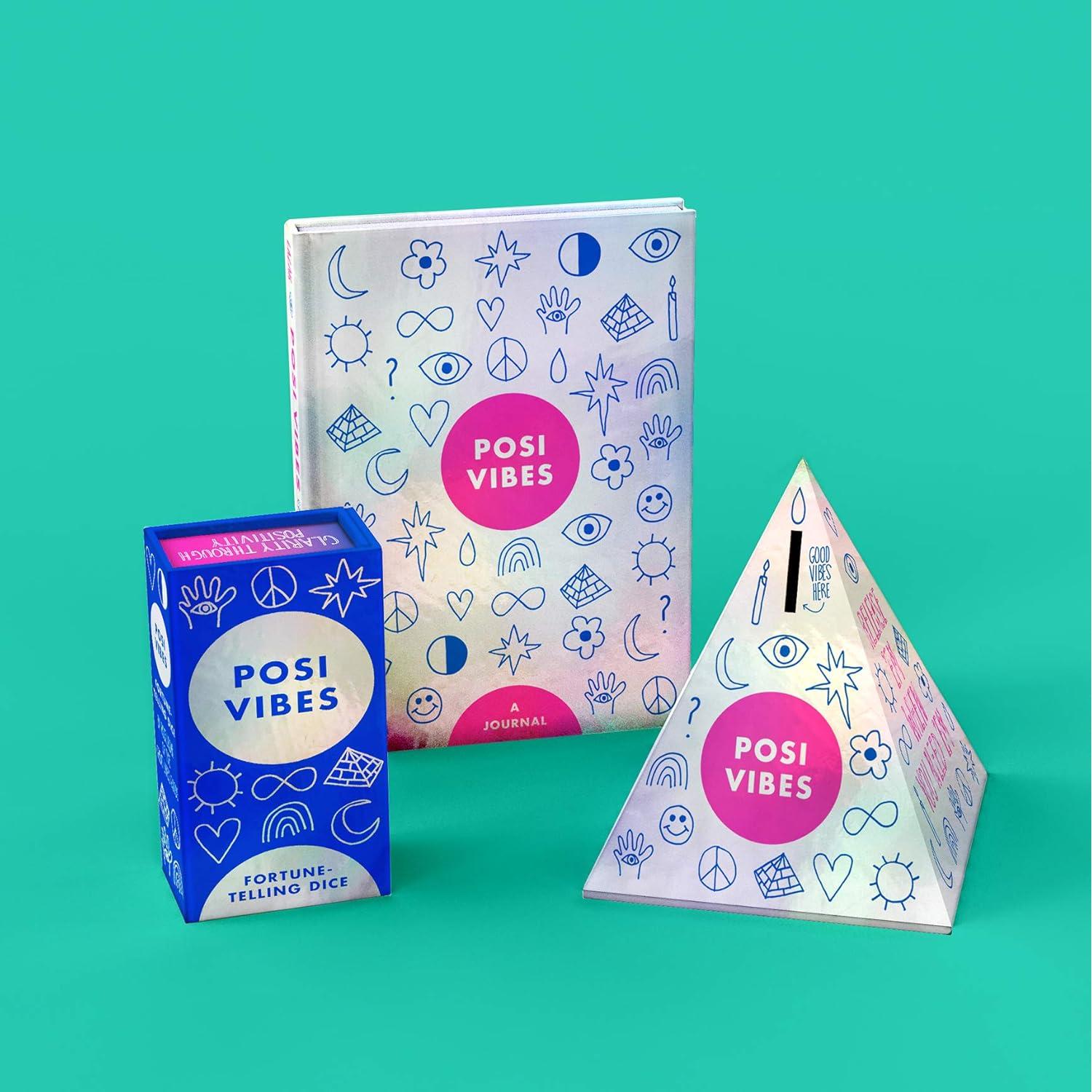 Dados de Adivinación Posi Vibes Chronicle Books - 8 Piezas