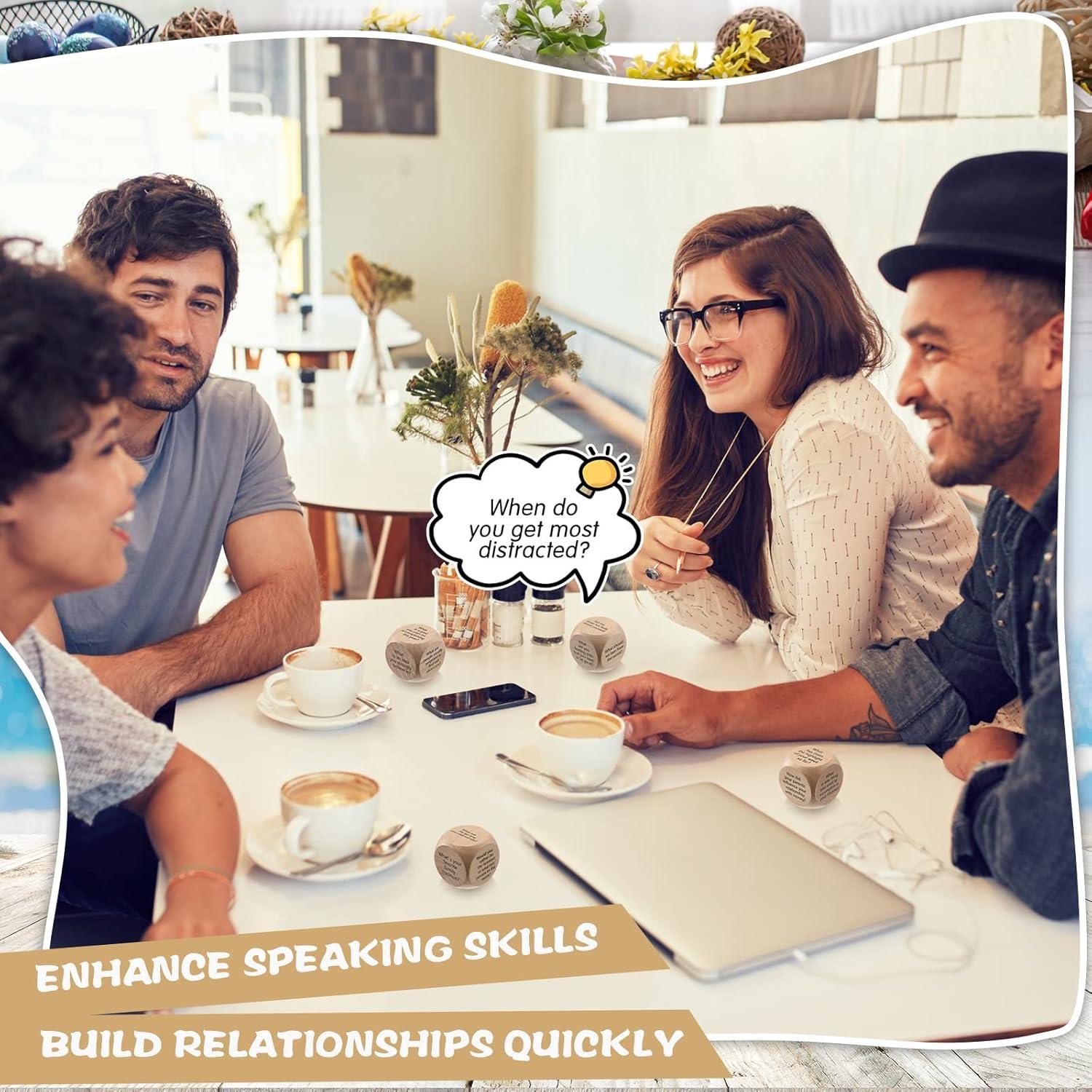 Juego de Rompehielos Hanaive 12 Cubos de Madera para Adultos