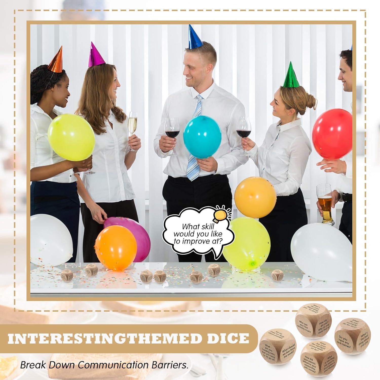 Juego de Rompehielos Hanaive 12 Cubos de Madera para Adultos