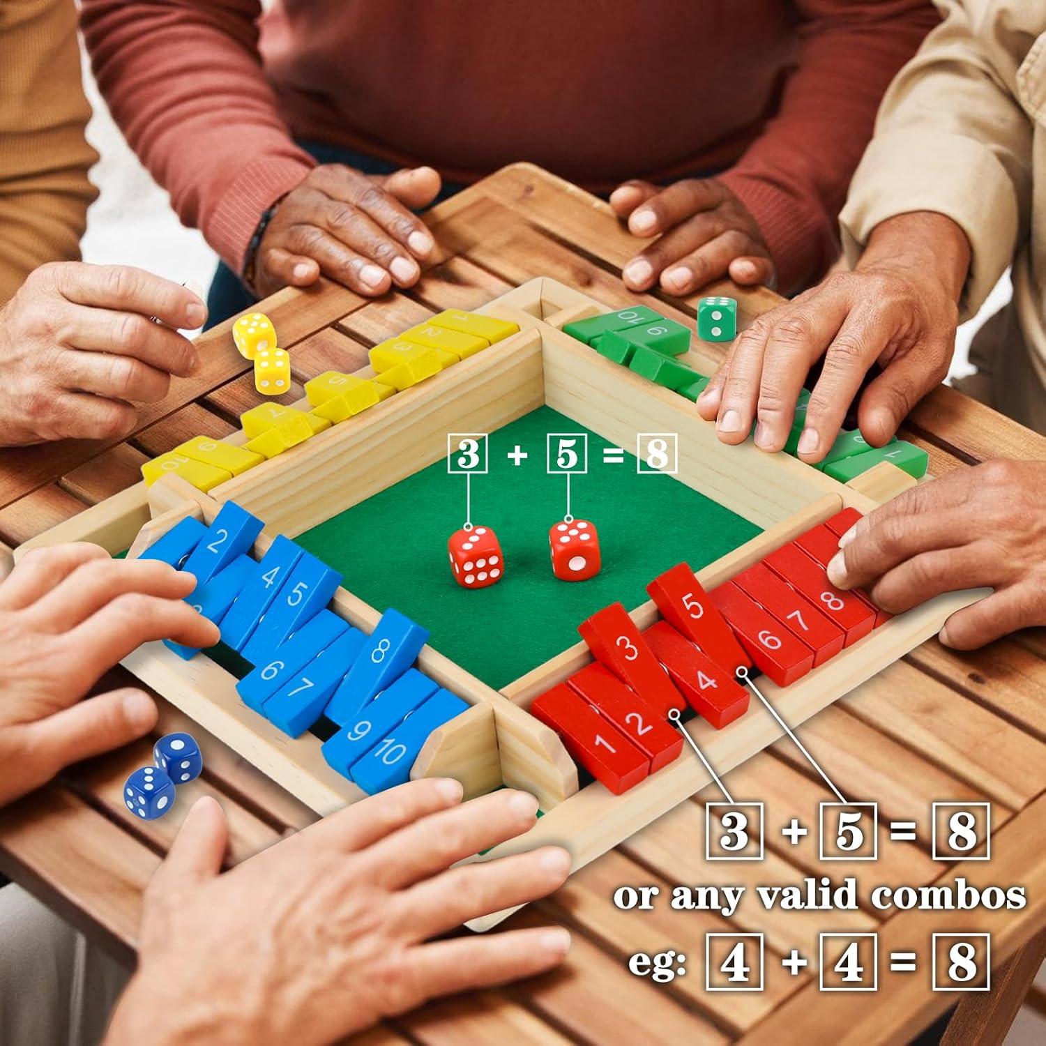 Juego de Mesa Cierra La Caja JTNFSH 22x22cm para 2-4 Jugadores