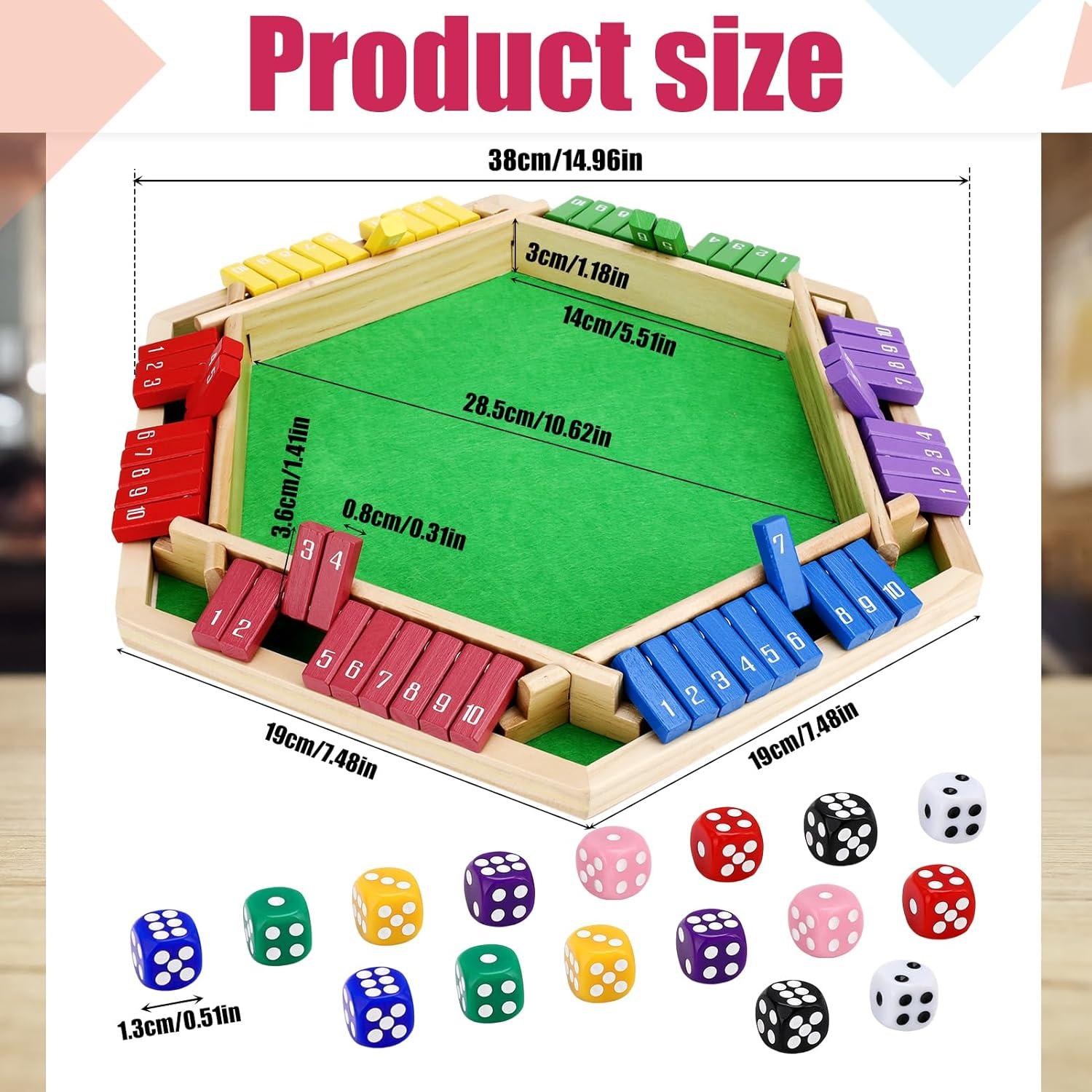 Juego de Mesa Cierra La Caja Guiqulai para 6 Jugadores