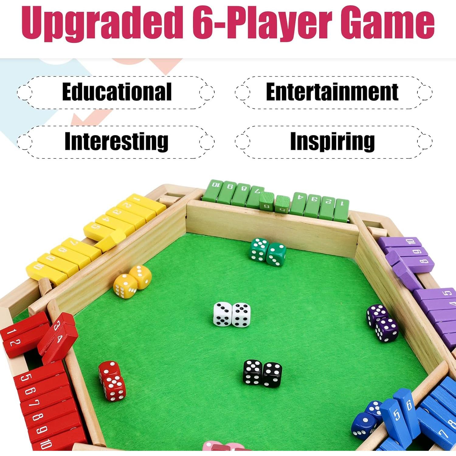 Juego de Mesa Cierra La Caja Guiqulai para 6 Jugadores