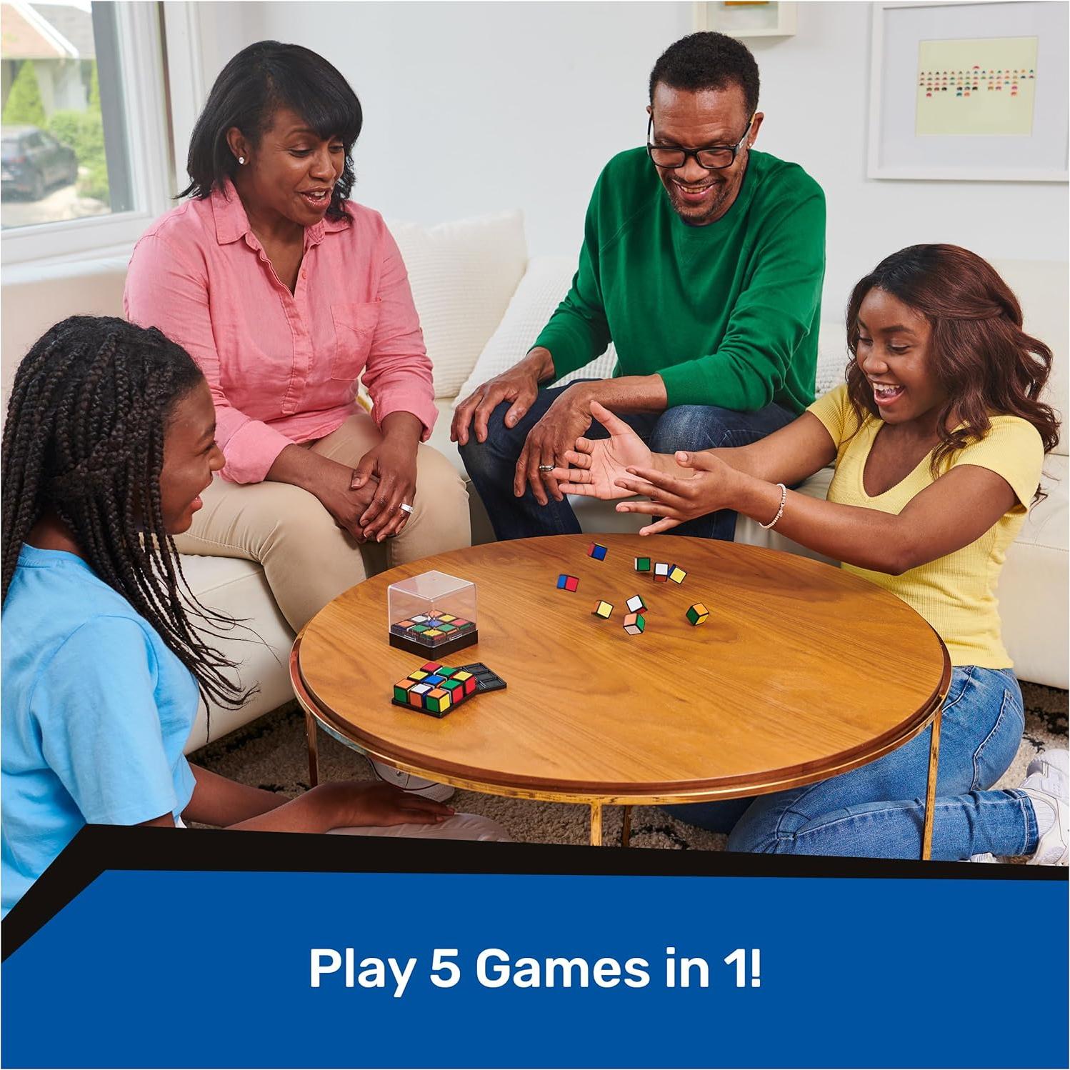 Rubik's Roll Juego de Dados 5 en 1 Spin Master para Viajar