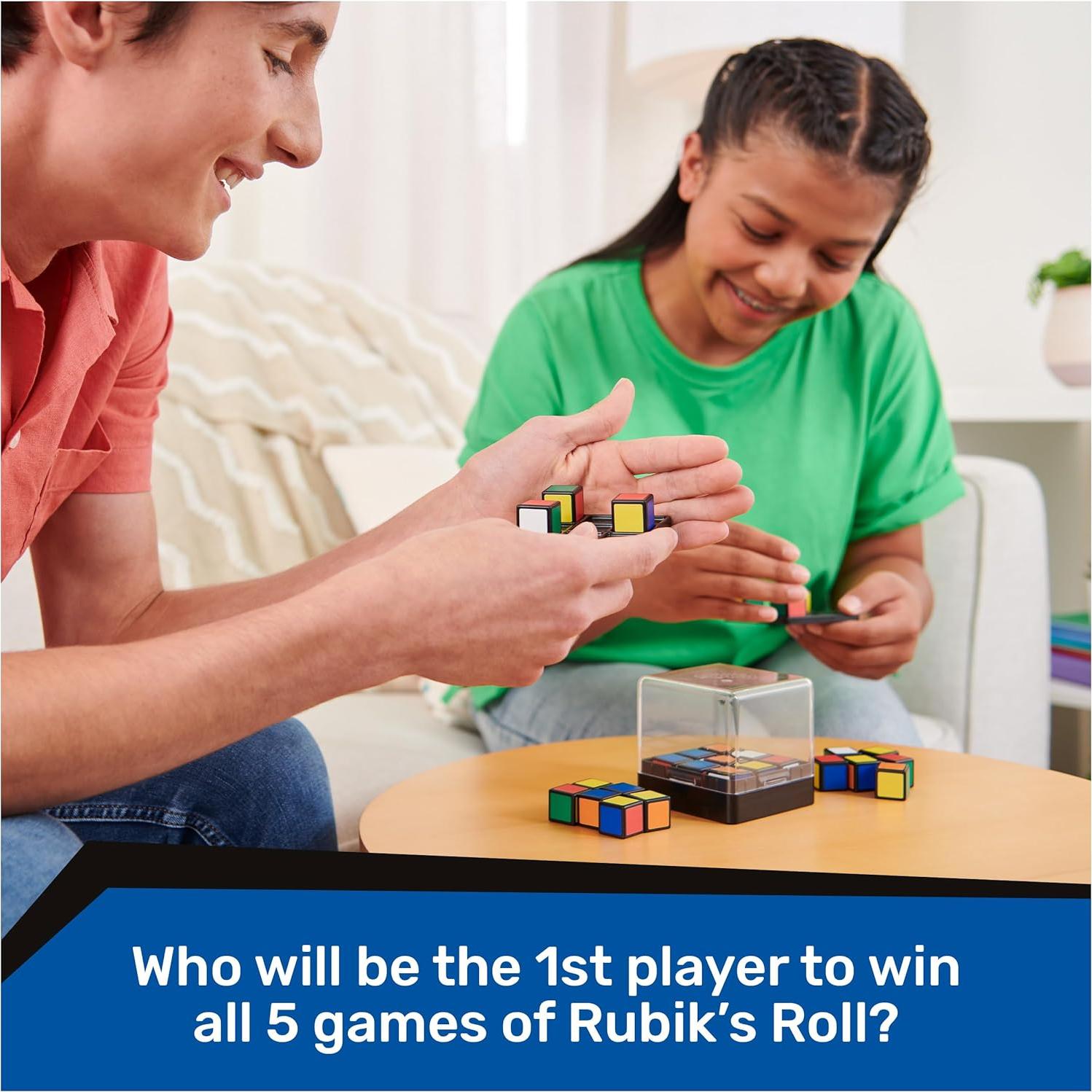 Rubik's Roll Juego de Dados 5 en 1 Spin Master para Viajar