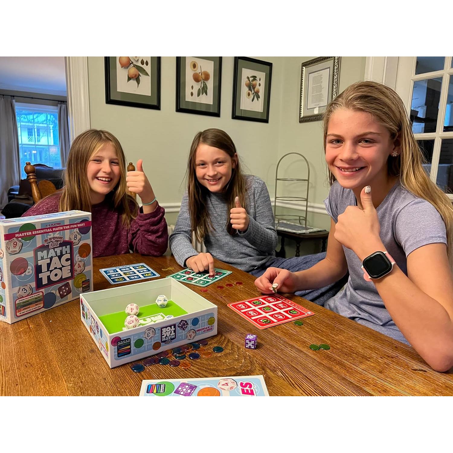 Juego de Matemáticas PlaySmart Math-Tac-Toe para 2-6 Jugadores