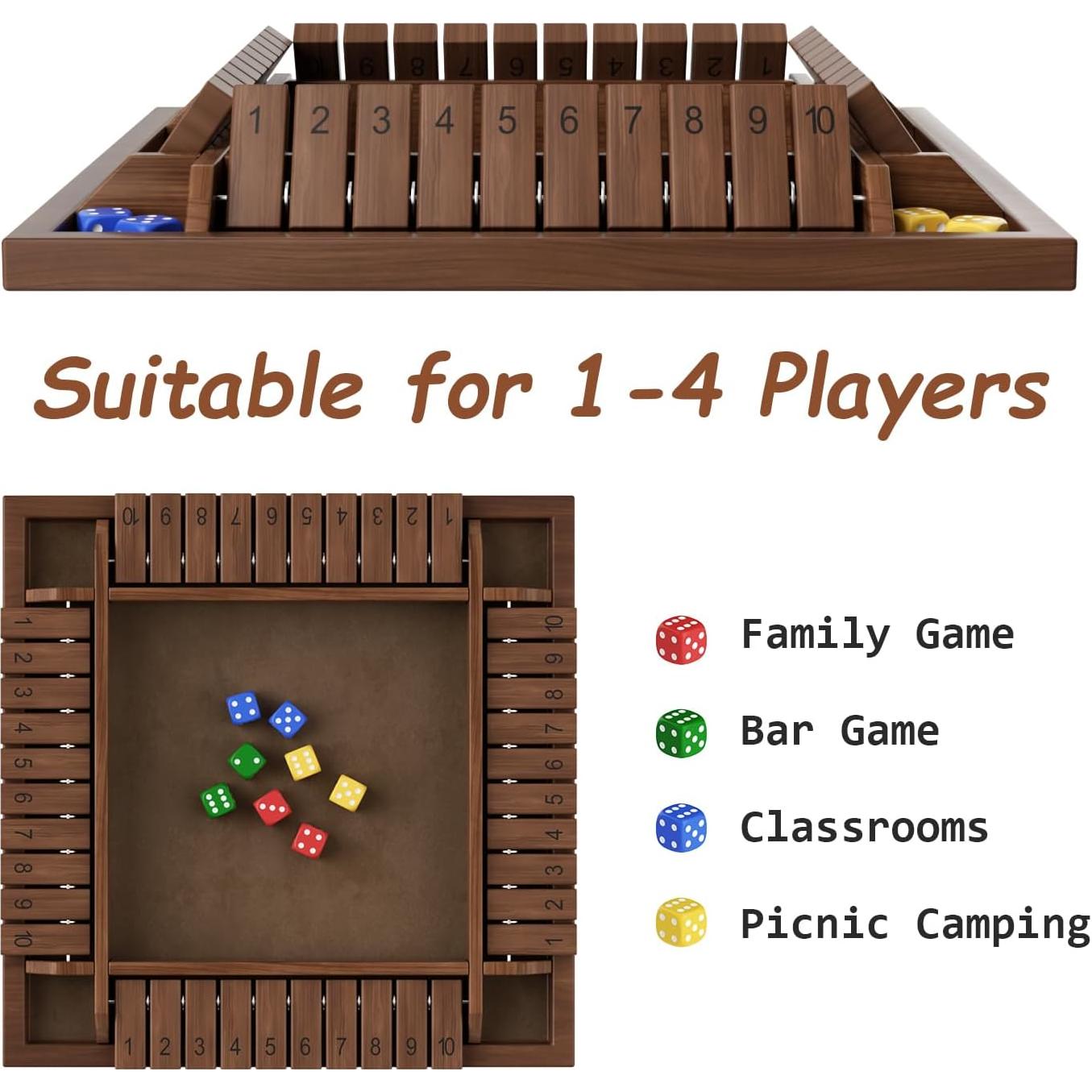 Juego de Mesa Cierra La Caja PRIMBARBER 30.48 cm 1-4 Jugadores