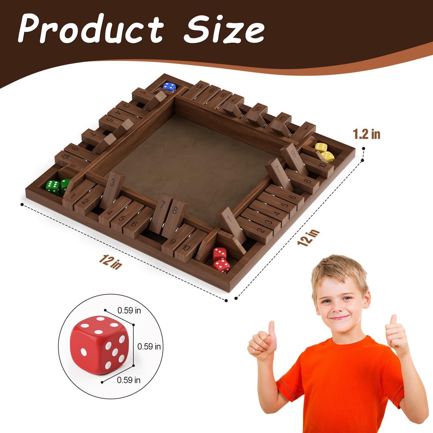 Juego de Mesa Cierra La Caja PRIMBARBER 30.48 cm 1-4 Jugadores