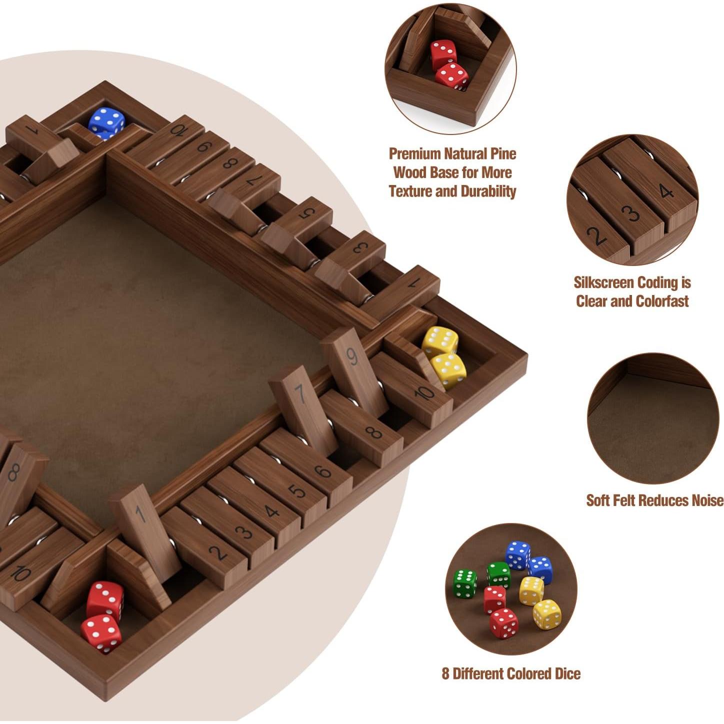 Juego de Mesa Cierra La Caja PRIMBARBER 30.48 cm 1-4 Jugadores
