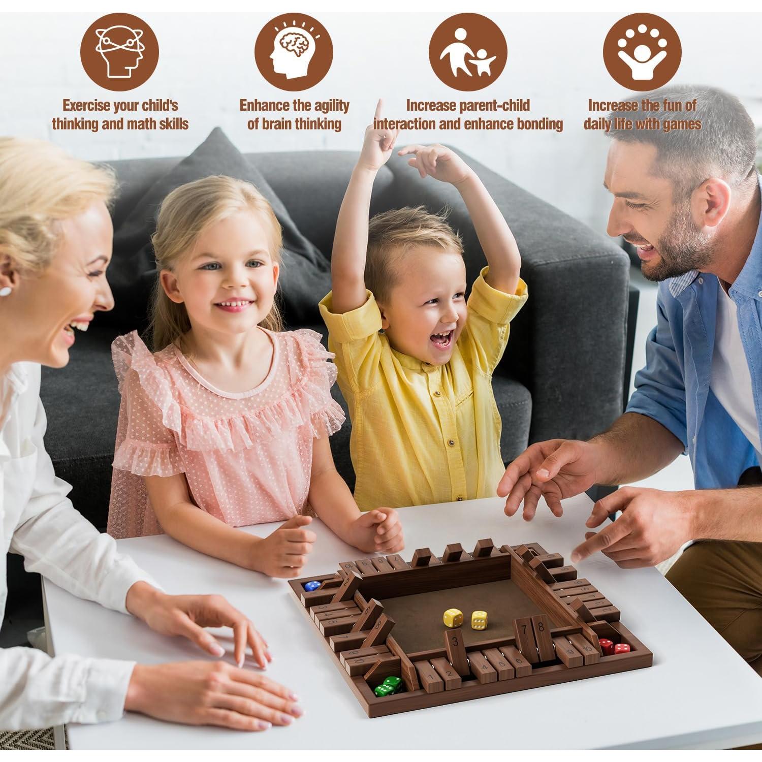 Juego de Mesa Cierra La Caja PRIMBARBER 30.48 cm 1-4 Jugadores