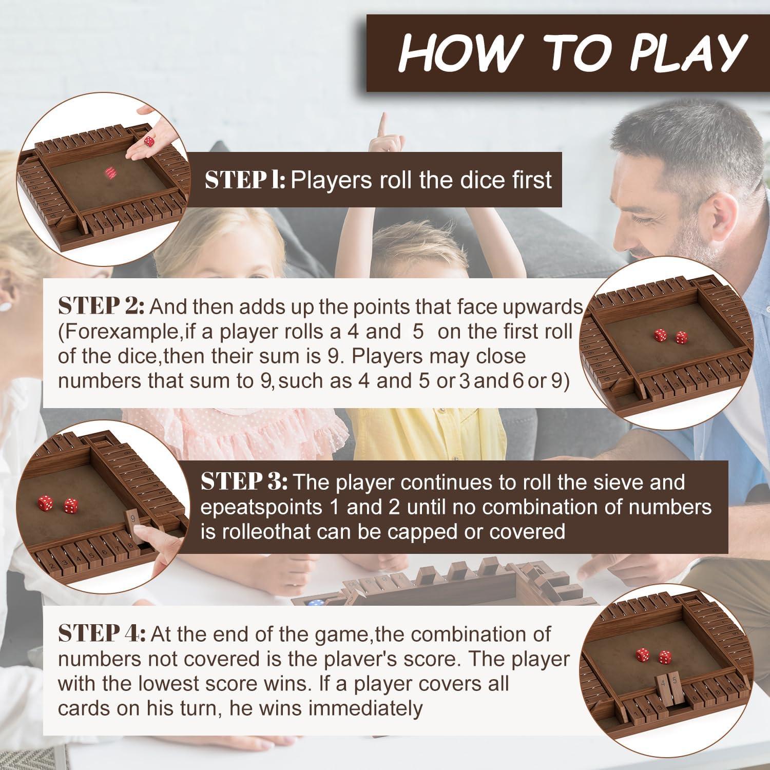 Juego de Mesa Cierra La Caja PRIMBARBER 30.48 cm 1-4 Jugadores