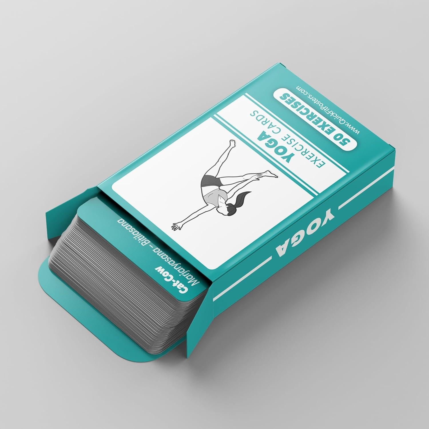 Tarjetas de Ejercicio de Posturas de Yoga Palace Learning - 50 Posiciones