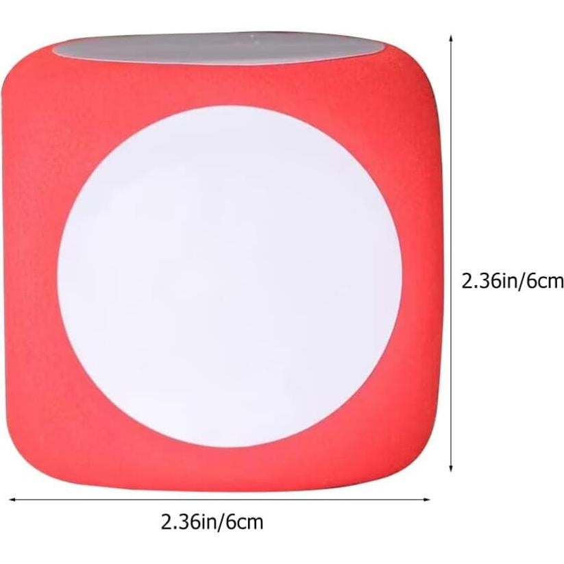 4pcs Giant Foam Dice, Dry Erase Dice Dice Jumbo Dice Big Dice Writable Game Dice Education Playing Game Dice Teaching Prop for Home Classroom