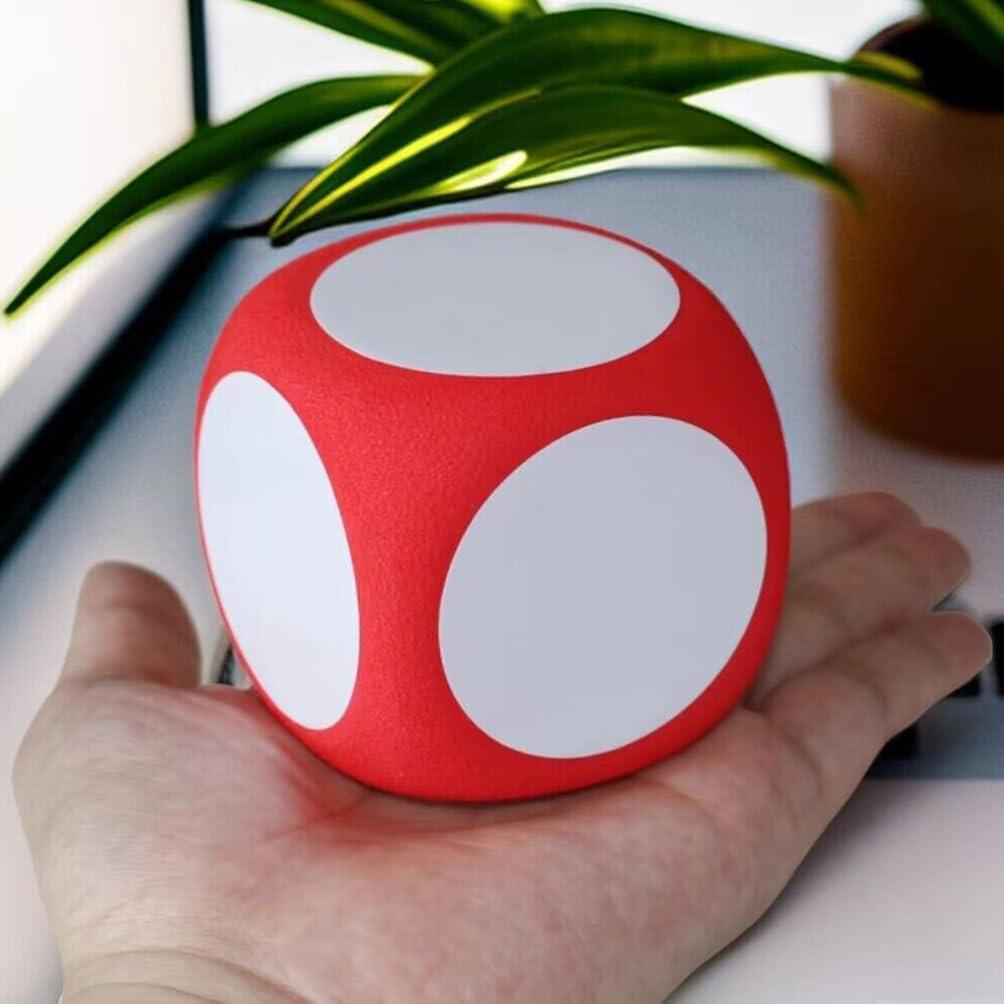 4pcs Giant Foam Dice, Dry Erase Dice Dice Jumbo Dice Big Dice Writable Game Dice Education Playing Game Dice Teaching Prop for Home Classroom