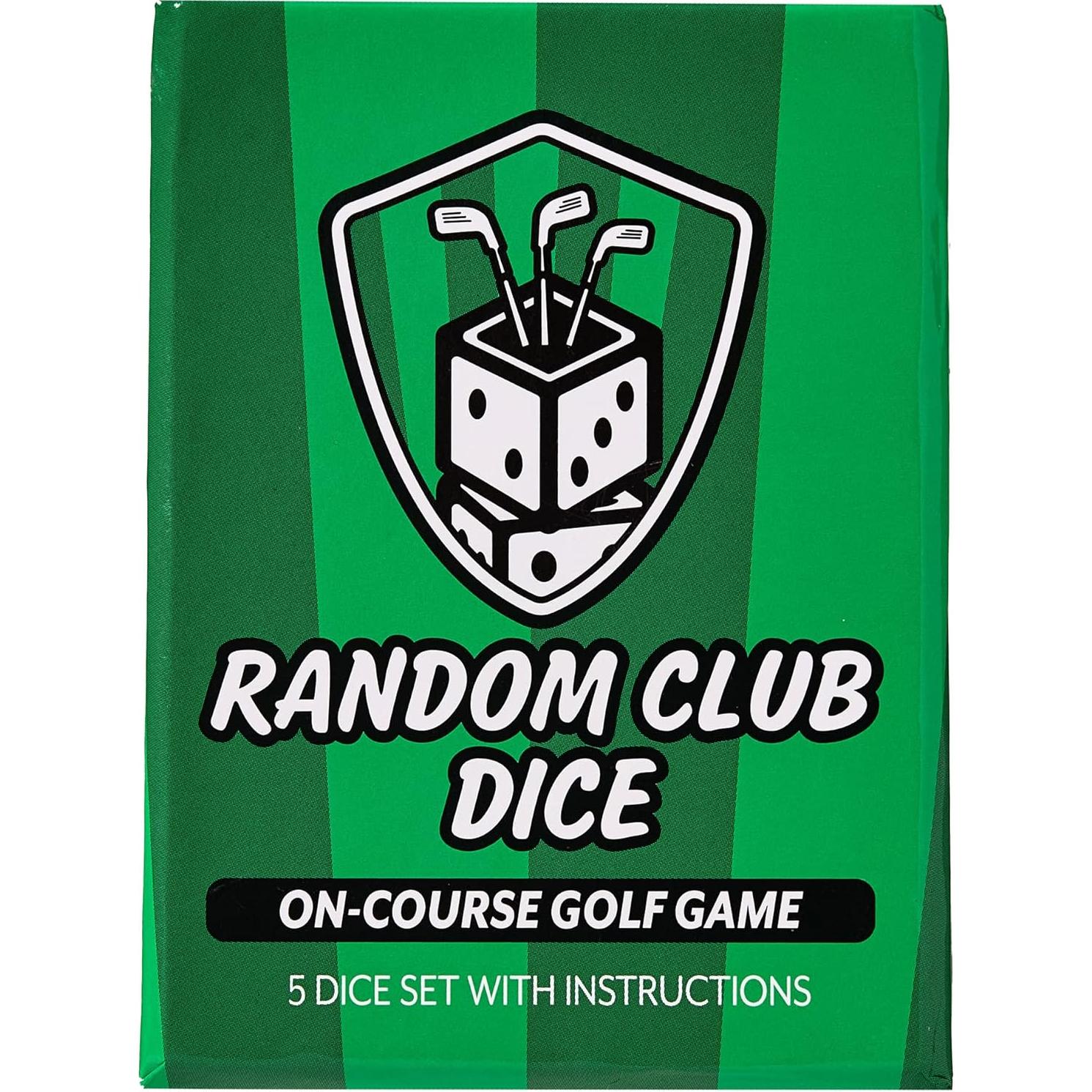 Juego de Dados de Golf Fore! Cards - 4 Dados + Dado de Acción