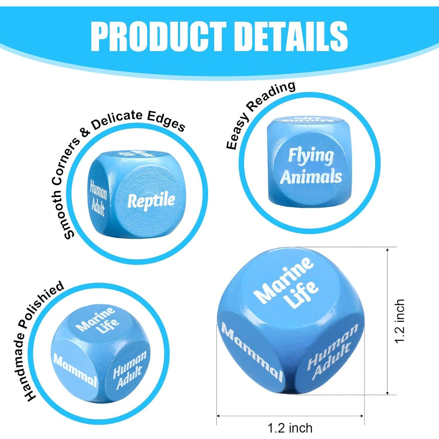 Set de Dados de Arte Pajean 25 Pcs con Tarjetas Creativas