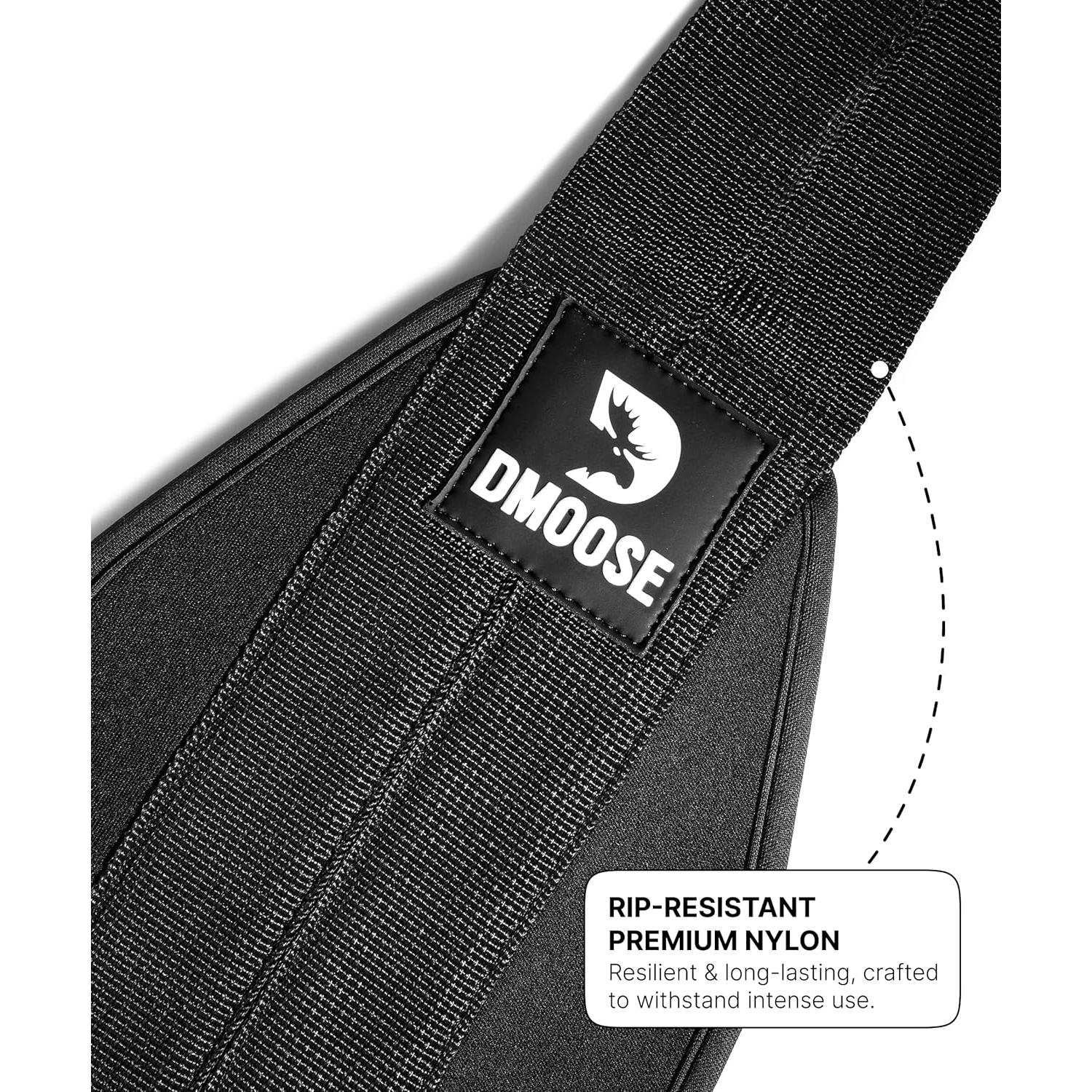 Cintas Abdominales Colgantes DMoose - Soporte 150 kg, Neopreno