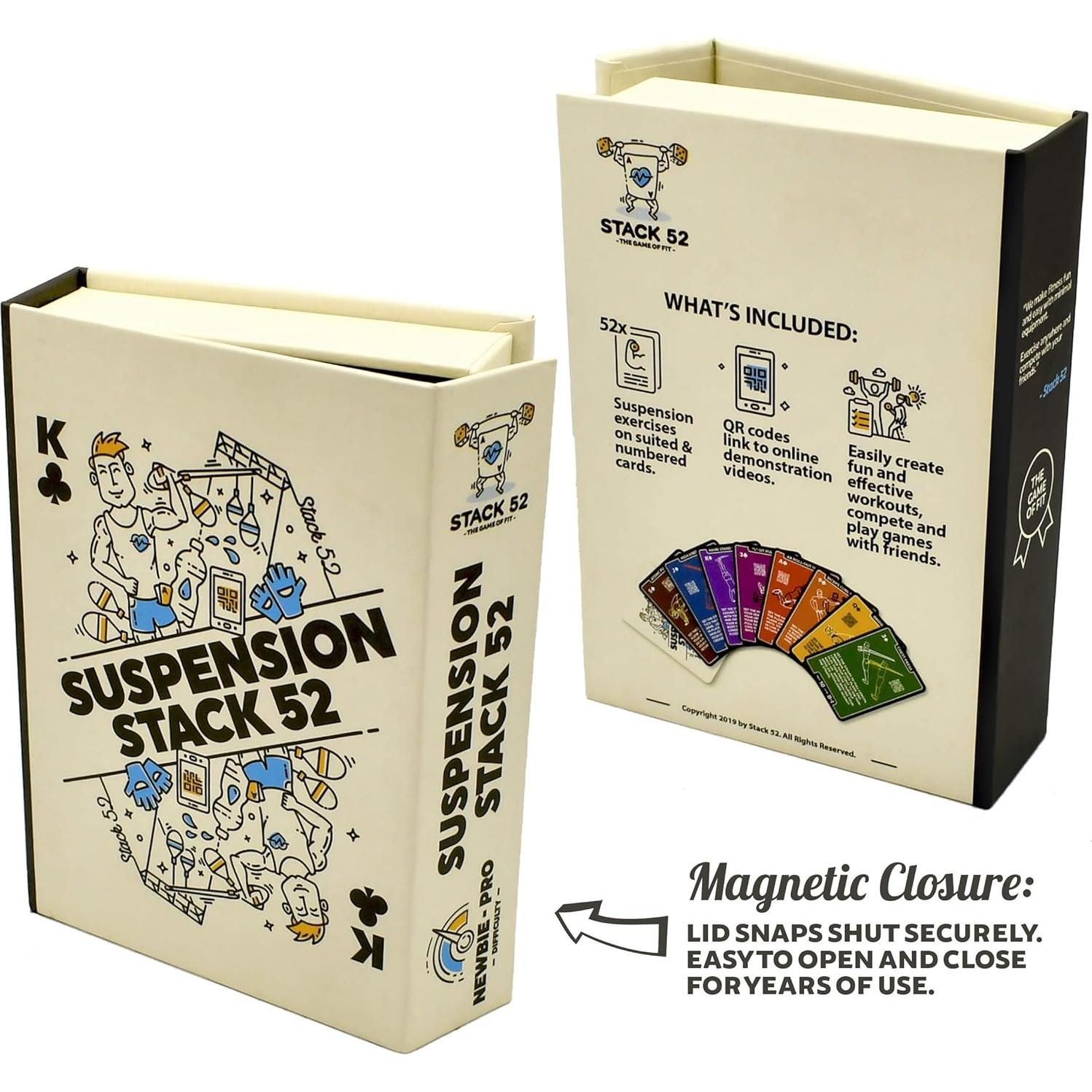 Tarjetas de Ejercicio de Suspensión Stack 52 - 52 Ejercicios