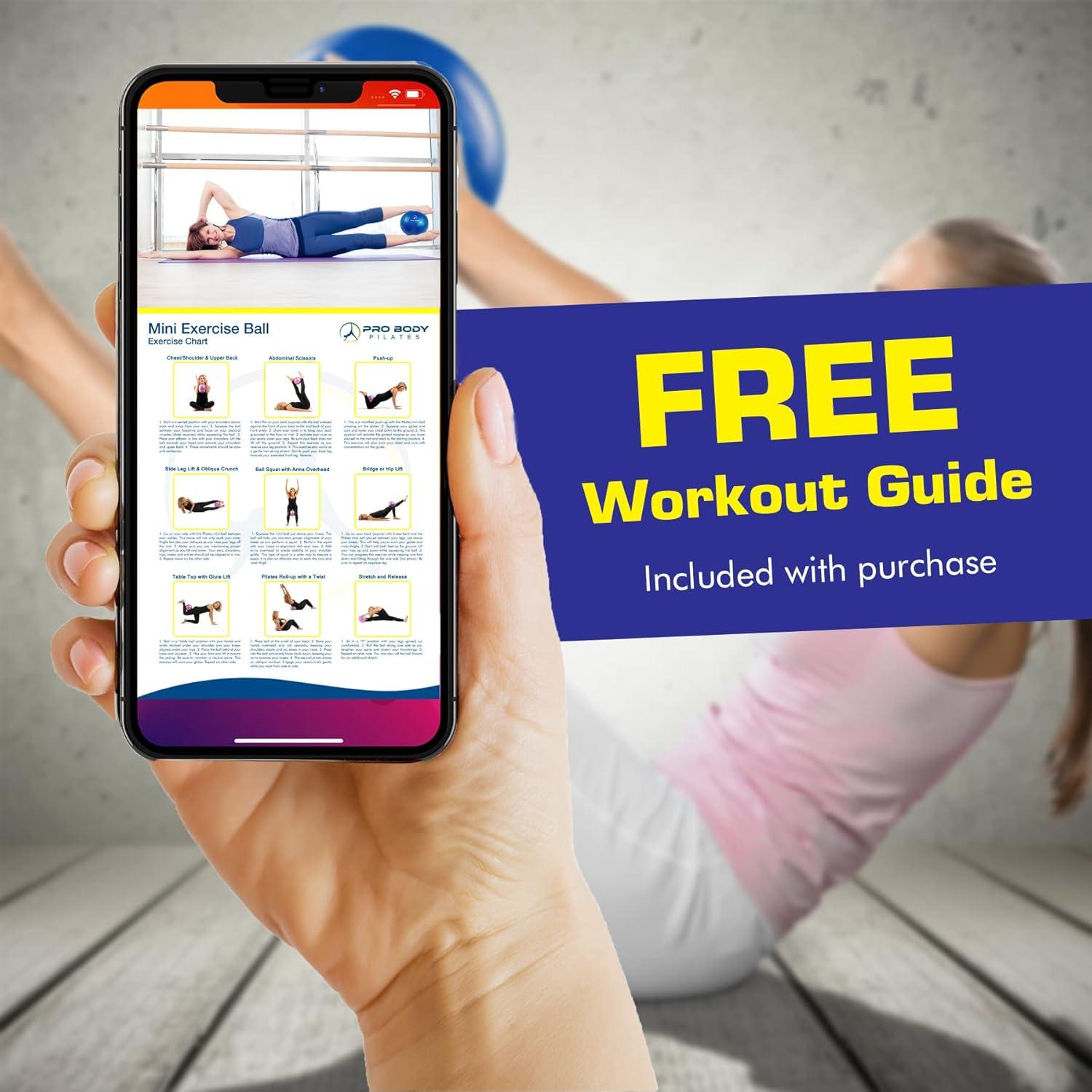 Pelota de Ejercicio ProBody Pilates 22.86 cm Estabilidad