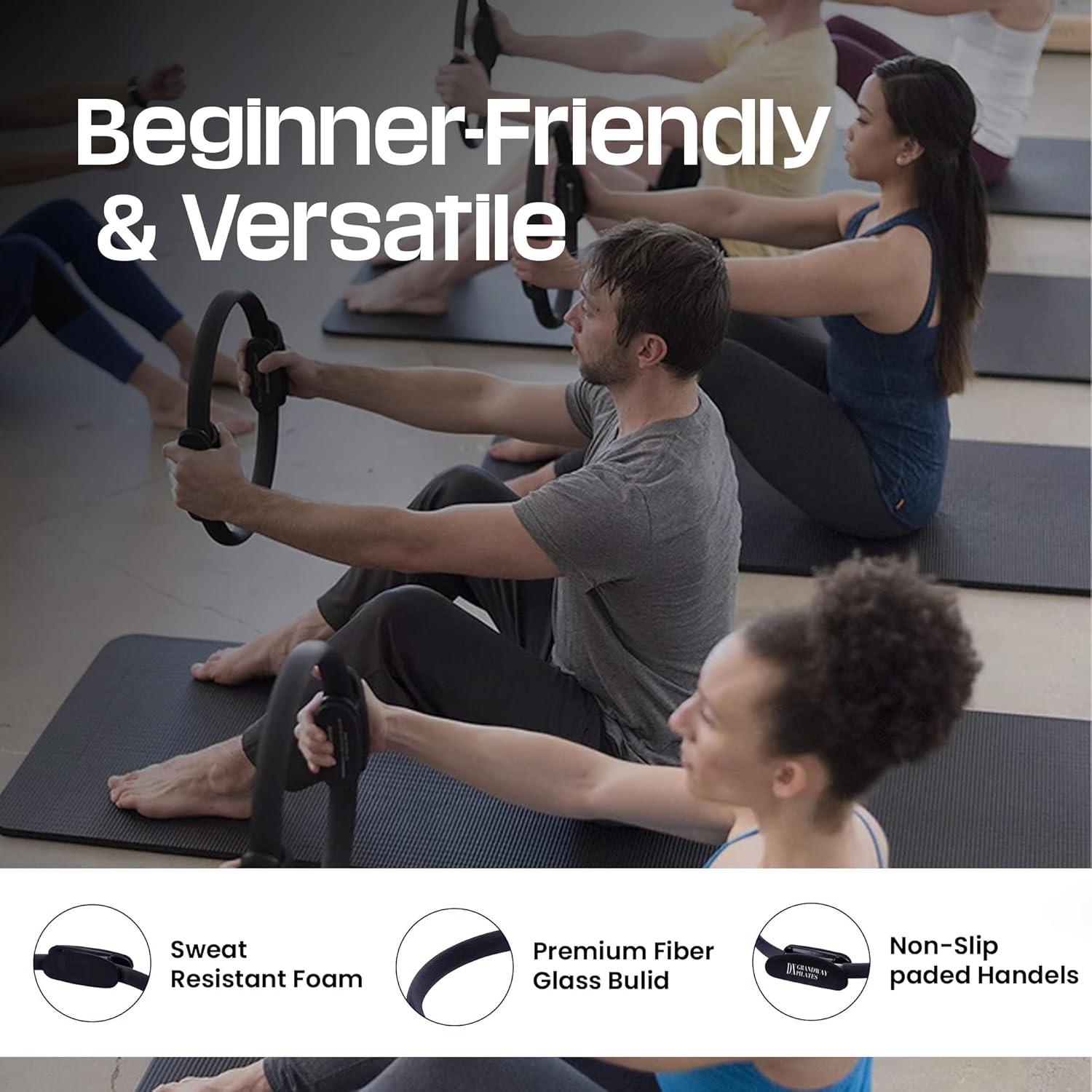 Anillo de Pilates DX Grandway con Mangos Antideslizantes