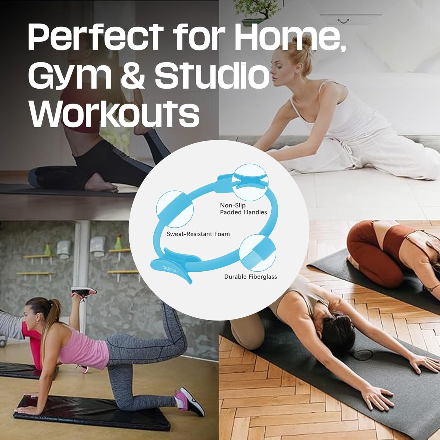 Anillo de Pilates DX Grandway con Mangos Antideslizantes