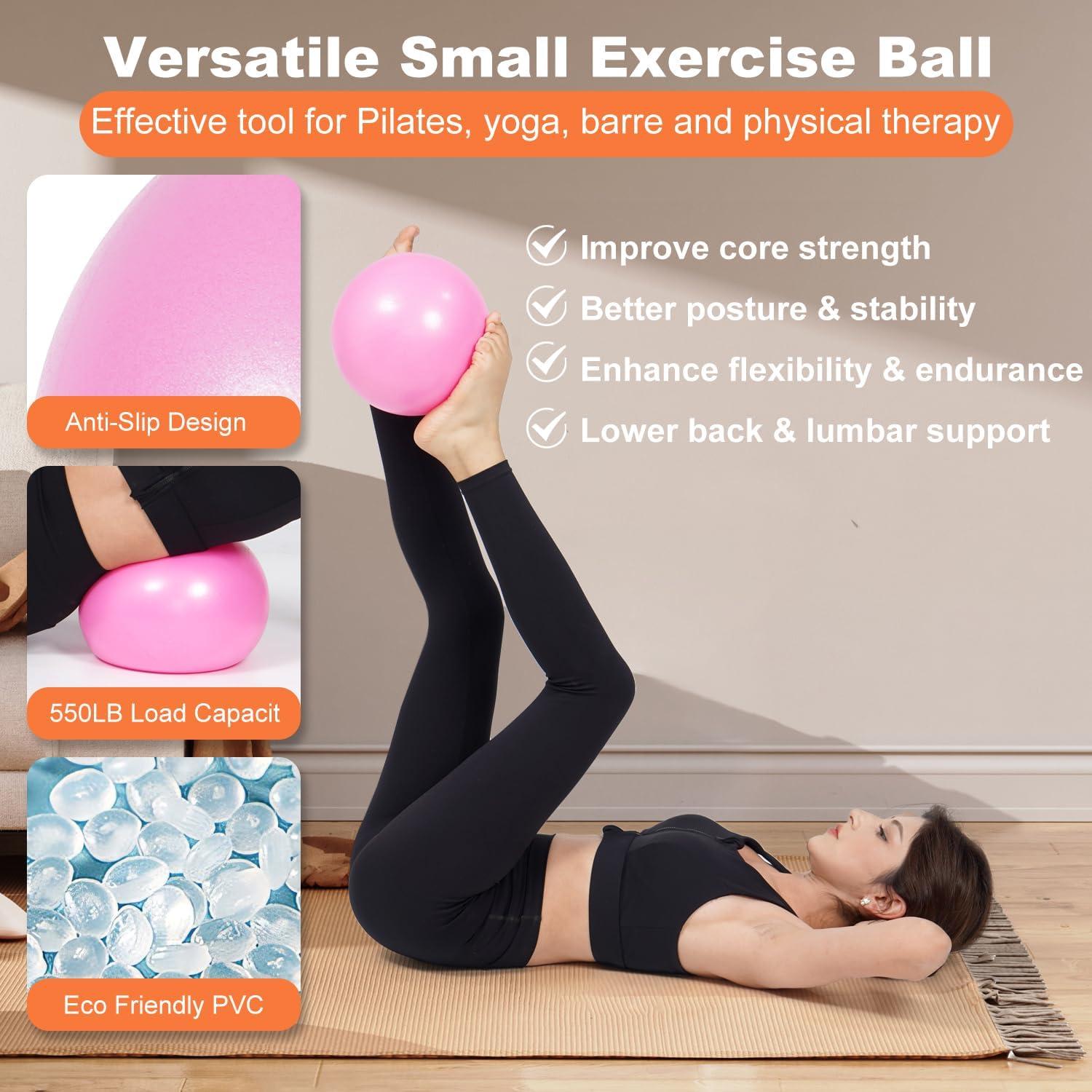 Conjunto de Pilates Tsikavo: Anillo, Pelotas y Bandas de Resistencia