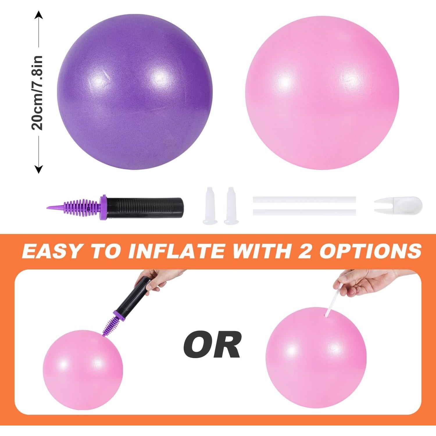 Conjunto de Pilates Tsikavo: Anillo, Pelotas y Bandas de Resistencia