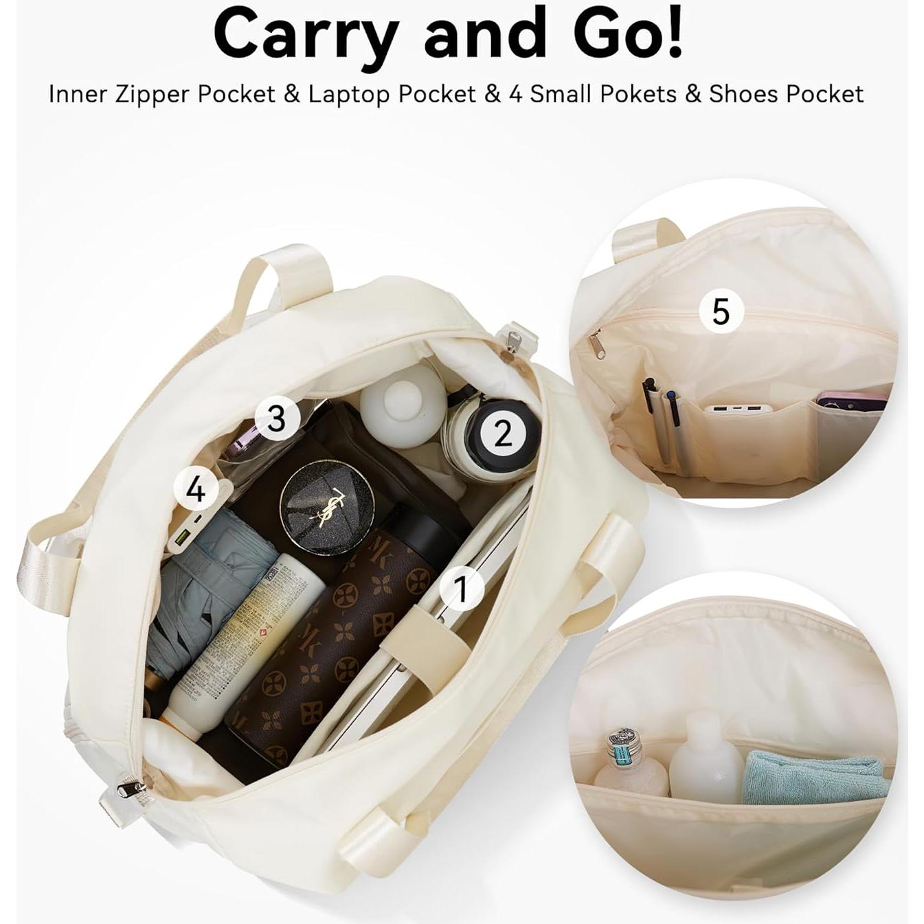 Bolsa de Gimnasio ERTUNA Verde con Compartimento para Laptop y Zapatos