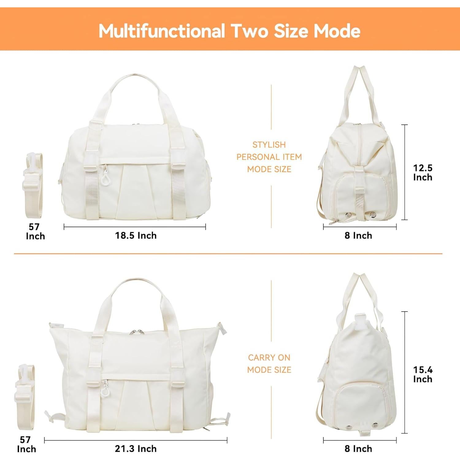 Bolsa de Gimnasio ERTUNA Verde con Compartimento para Laptop y Zapatos