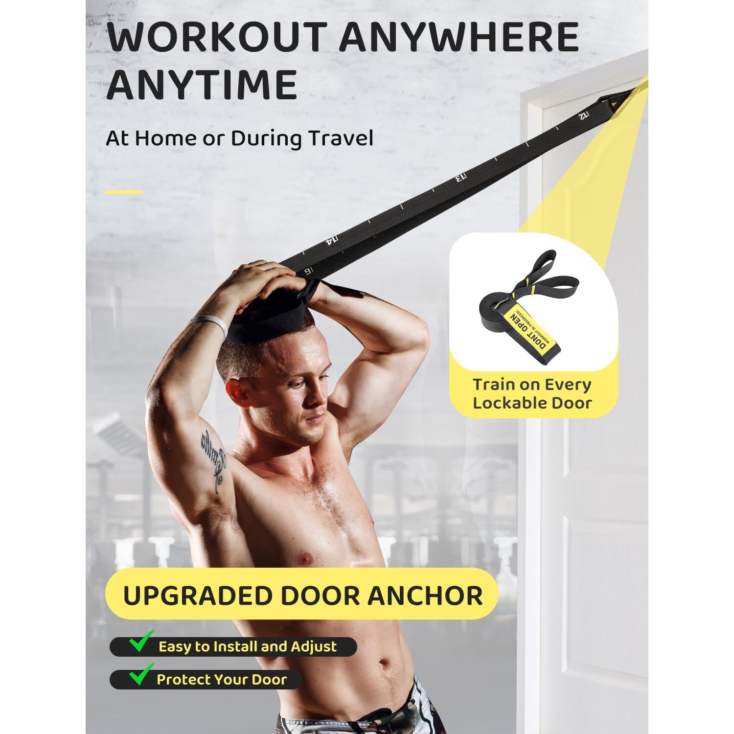 Anillas Gimnásticas GHB TPL-95 5m Correas Ajustables 499kg