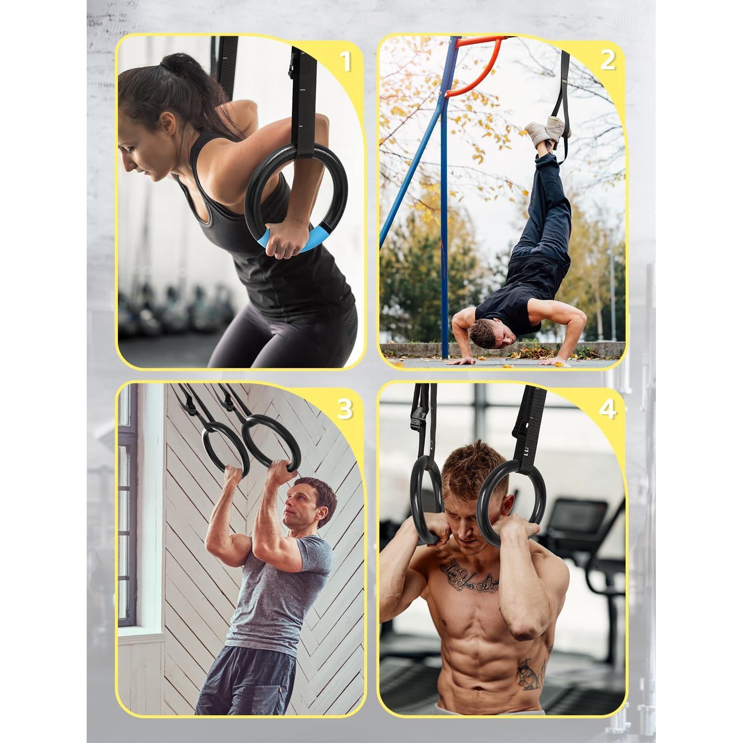 Anillas Gimnásticas GHB TPL-95 5m Correas Ajustables 499kg