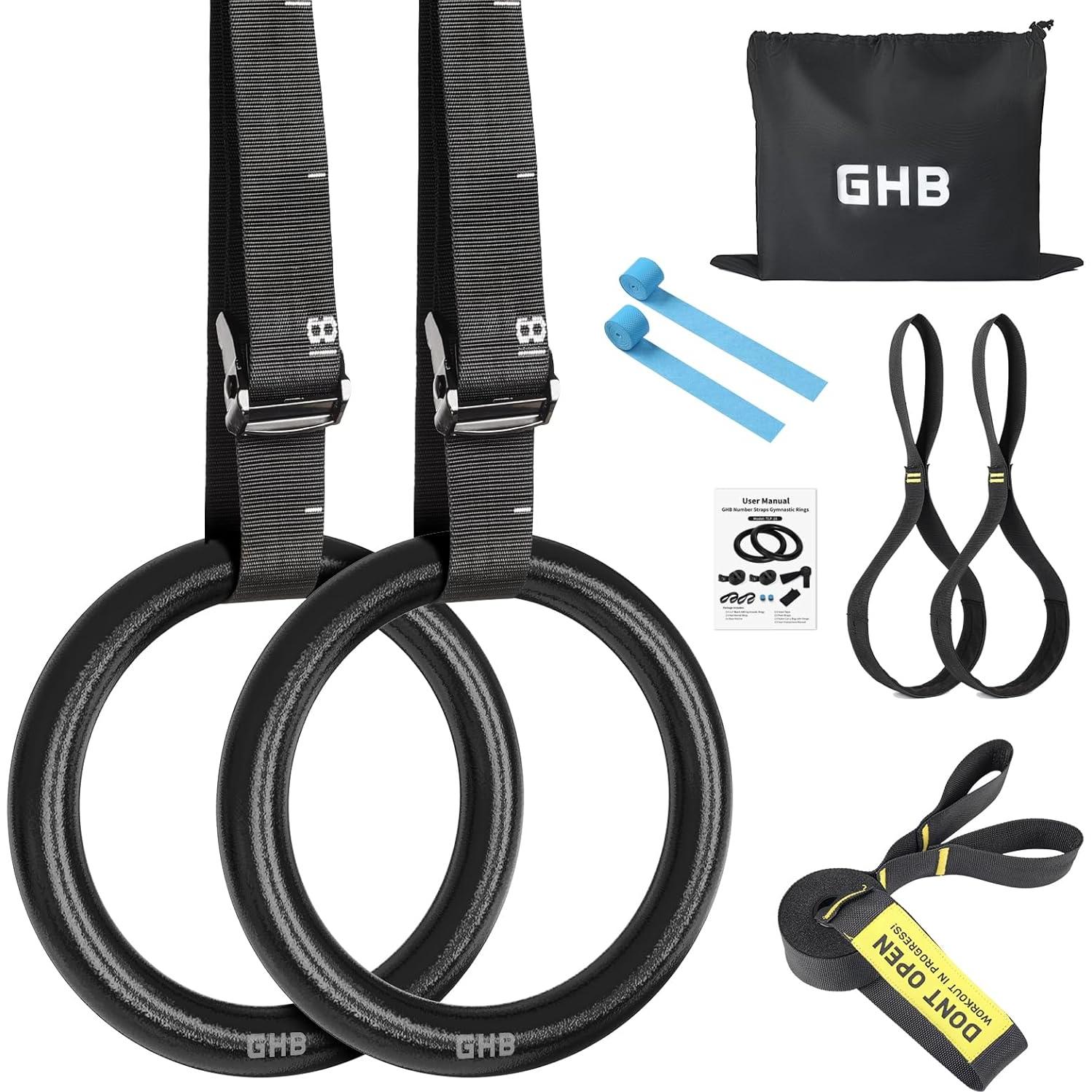 Anillas Gimnásticas GHB TPL-95 5m Correas Ajustables 499kg