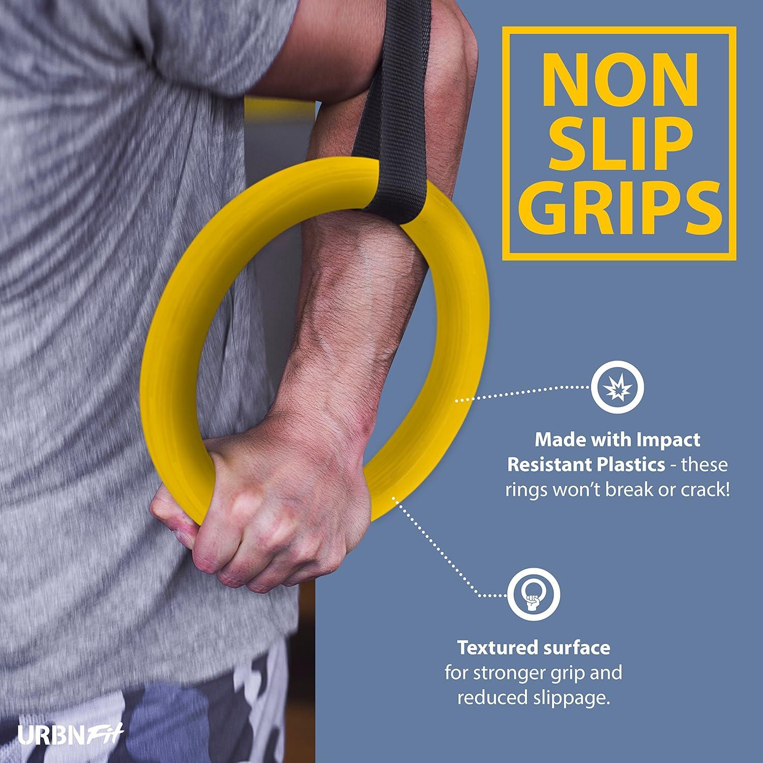 Anillas Gimnásticas URBNFit - Antideslizantes 5.18m para Entrenamiento
