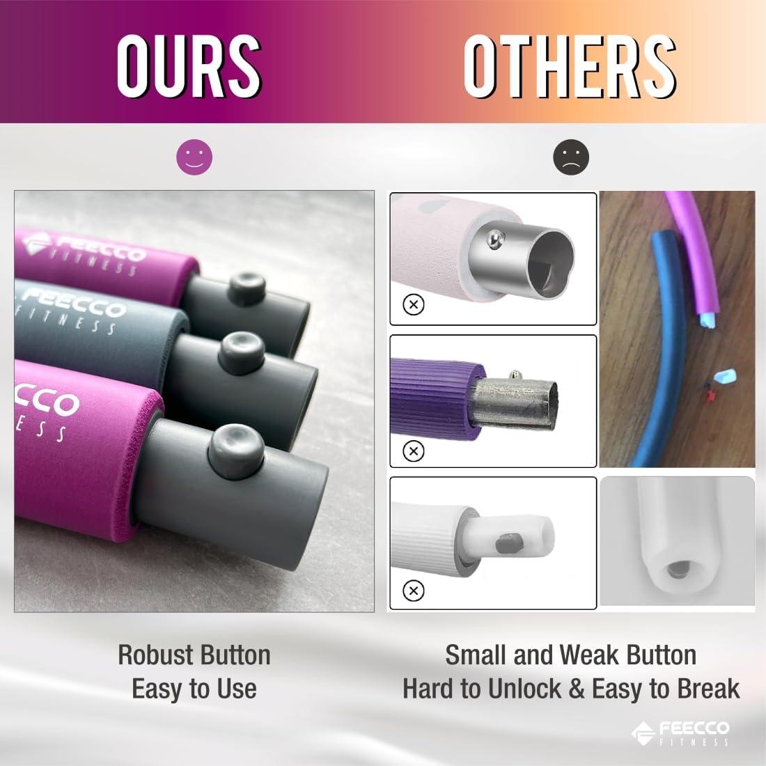 Aro de Fitness FEECCO 0.99 kg Desmontable 8 Secciones