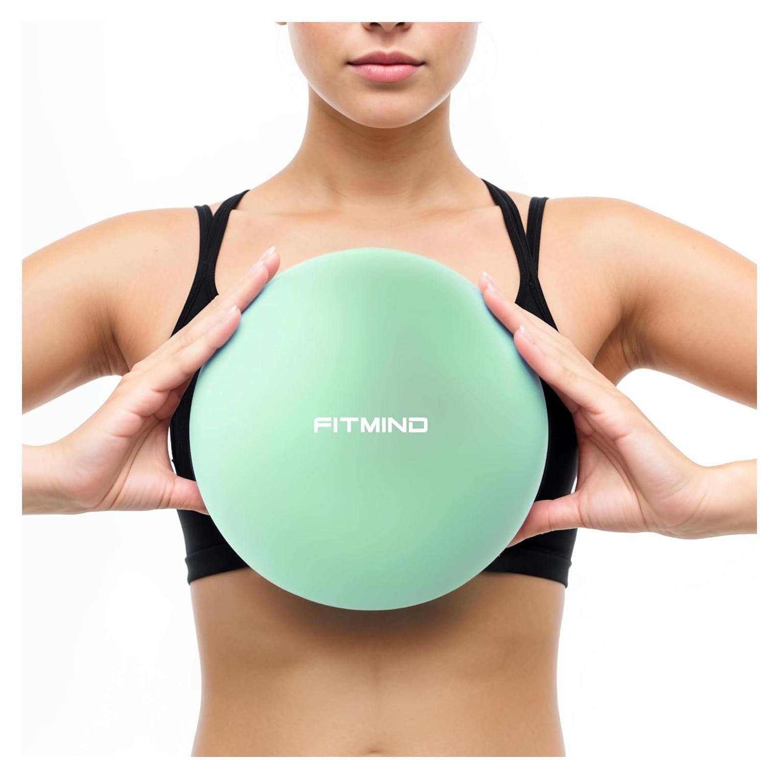 Bola de Pilates FITMIND 25.4 cm para Yoga y Fitness