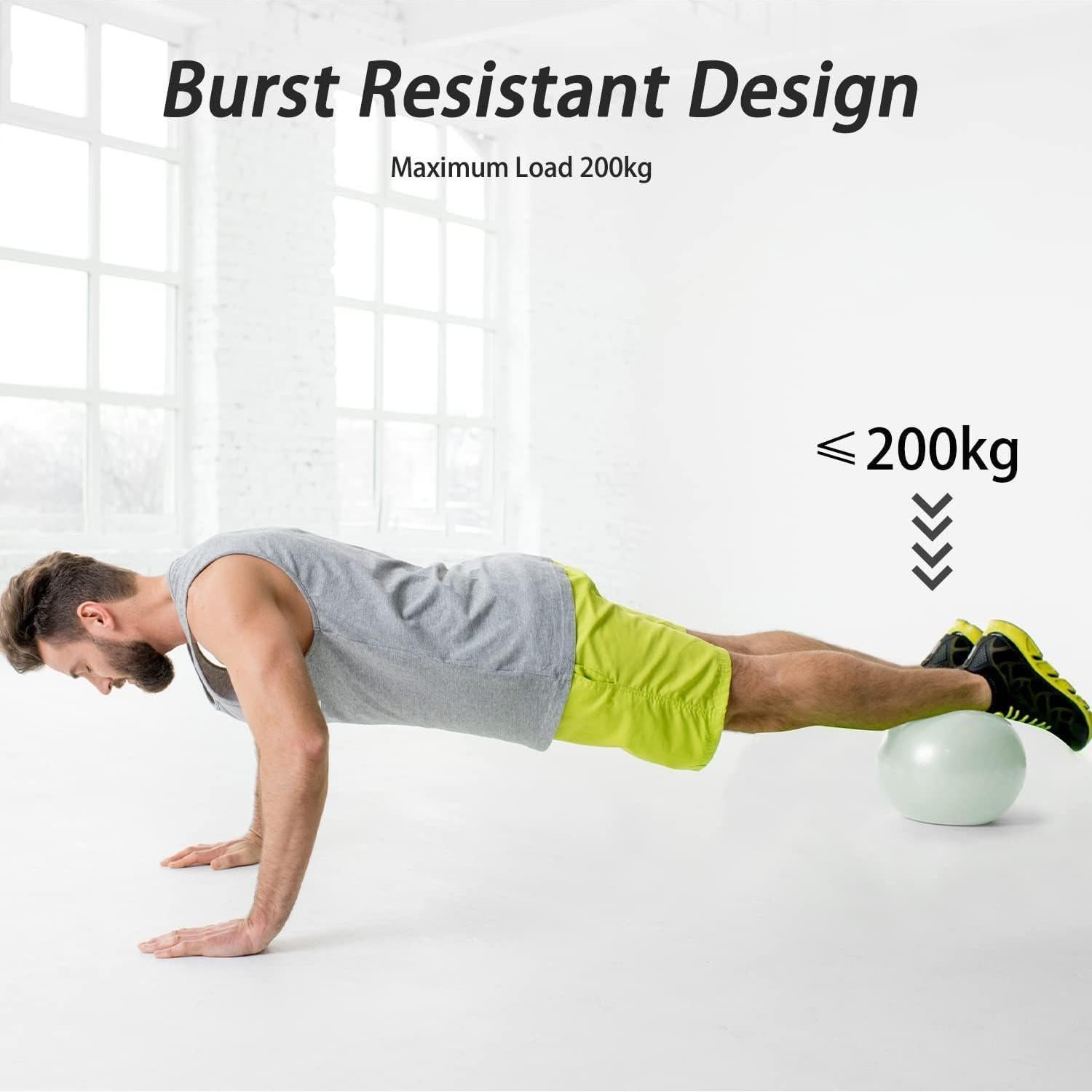 Bola de Pilates FITMIND 25.4 cm para Yoga y Fitness