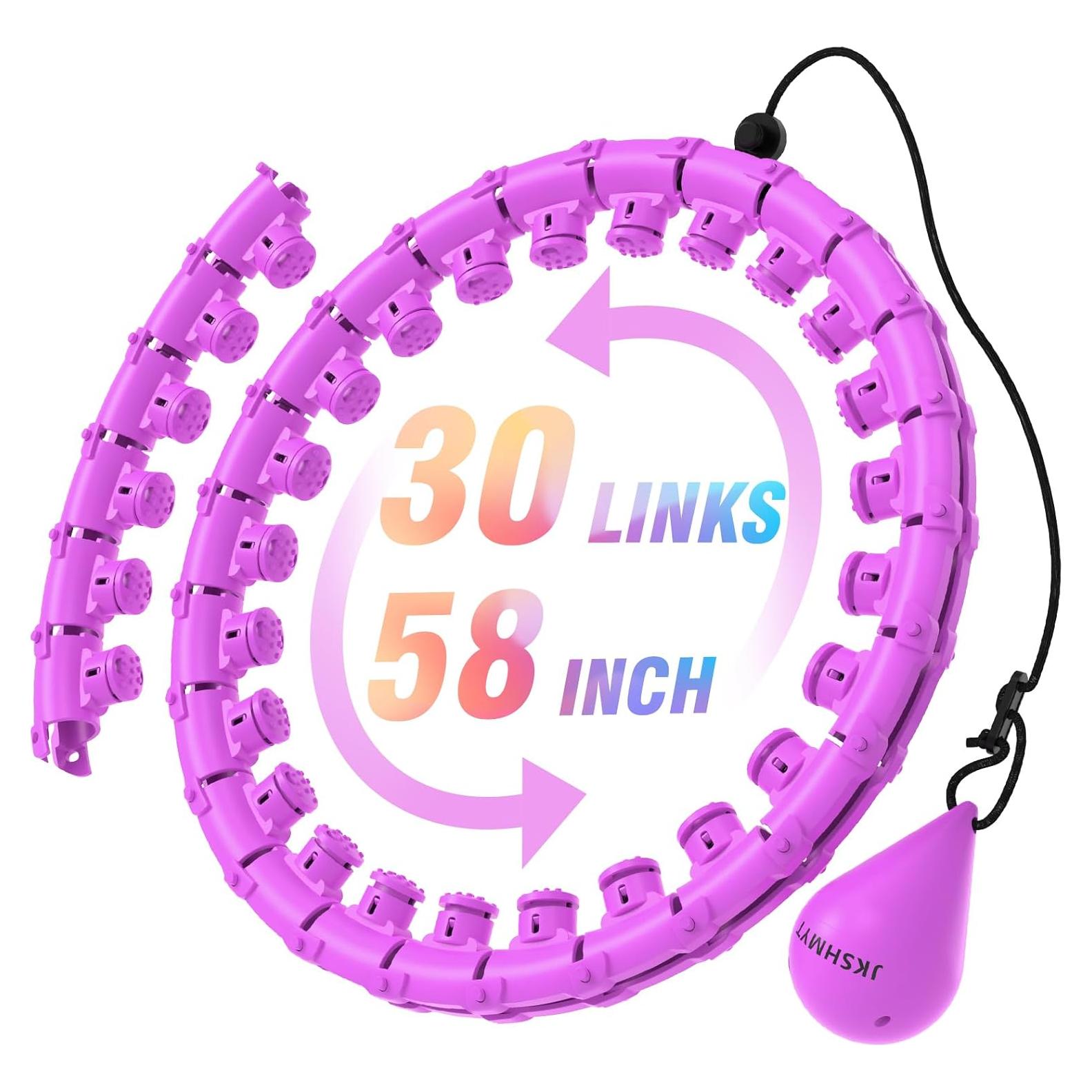 Aro de Hula con Peso JKSHMYT 30 Enlaces Ajustables 1.36 kg