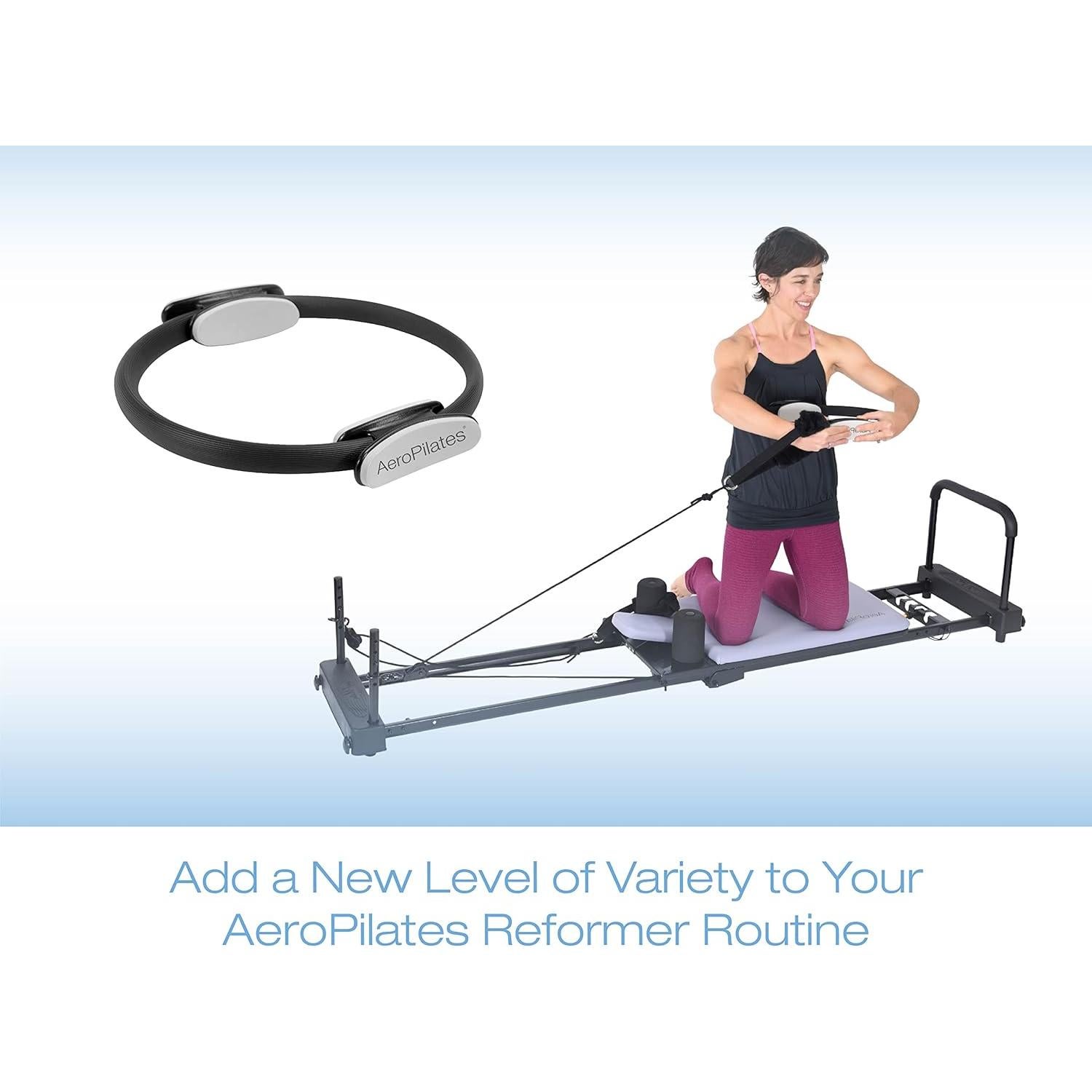 Círculo Mágico AeroPilates con DVD - Anillo de Fitness 37.5 cm