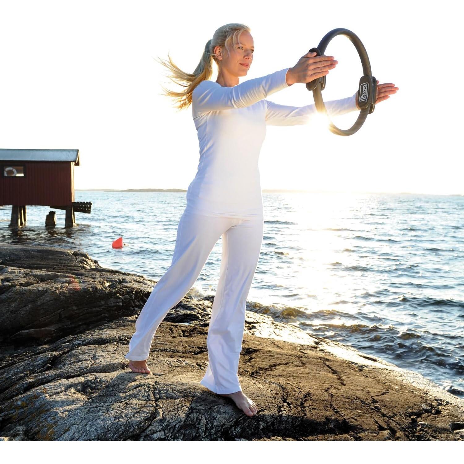 Círculo de Pilates Sissel 38cm con Póster de Ejercicio