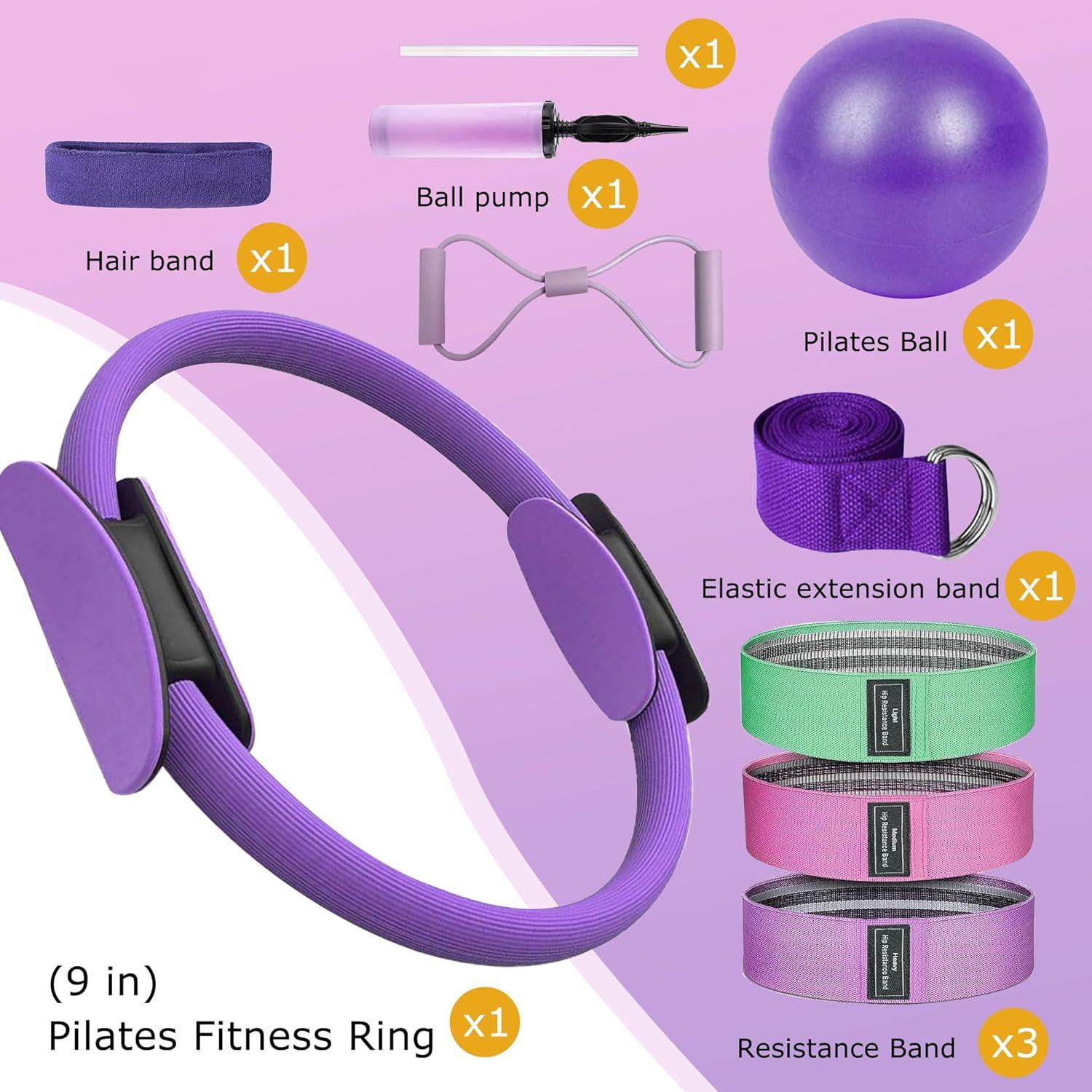 Kit de Pilates Premium Bokynu JR-001 para Mujeres 8 en 1