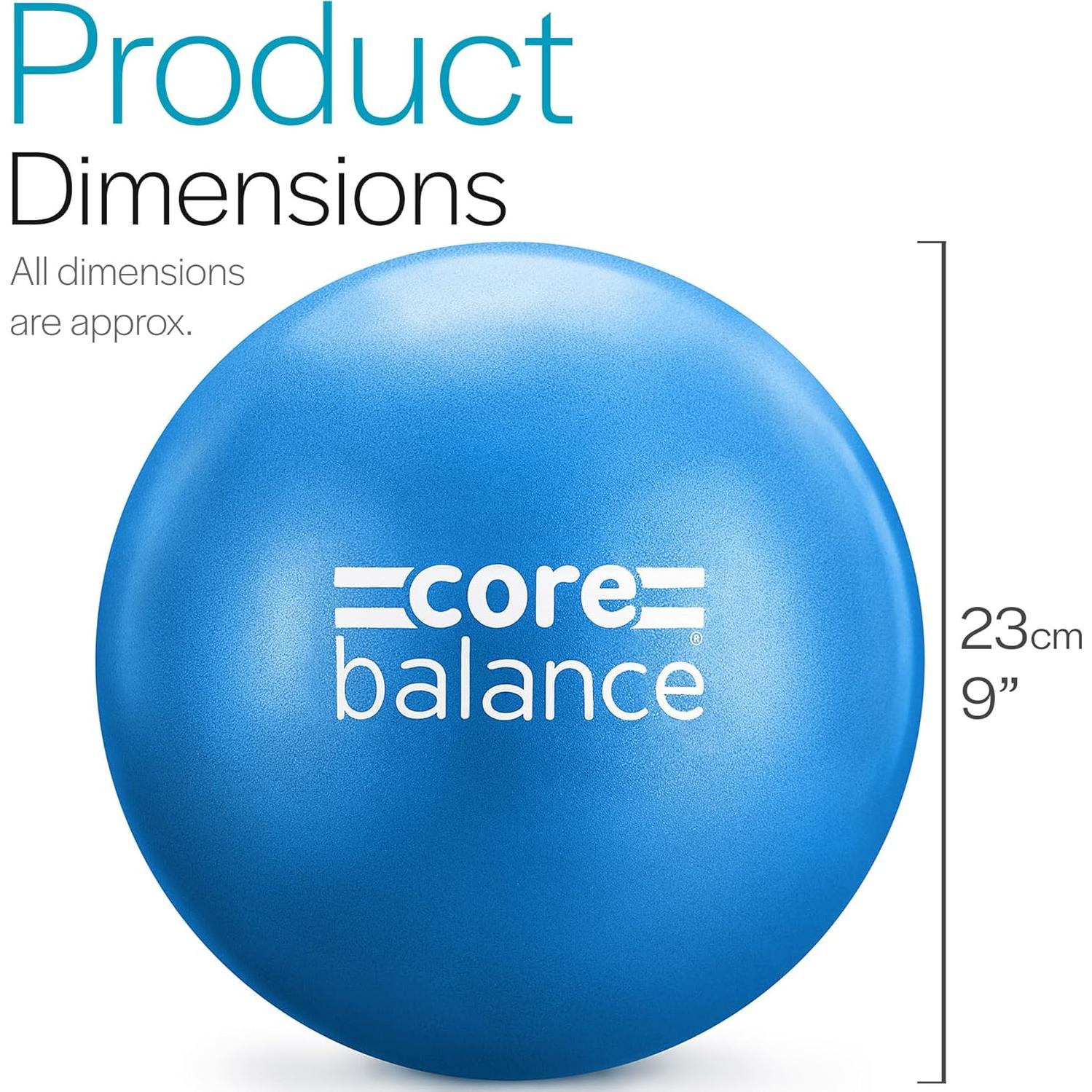 Bola de Pilates Antiburst Core Balance 22.86 cm Azul