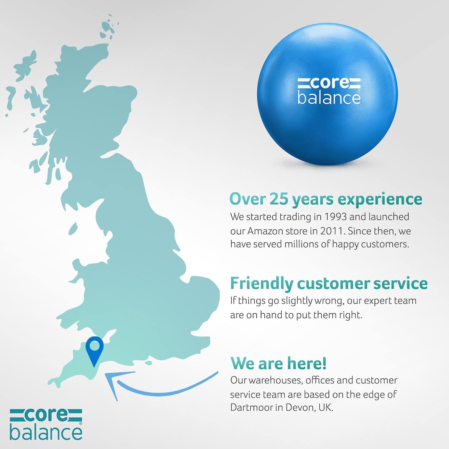 Bola de Pilates Antiburst Core Balance 22.86 cm Azul