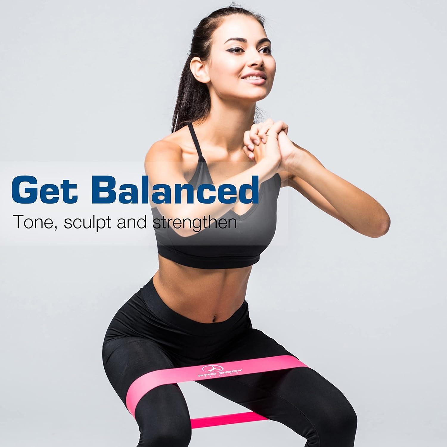 Set de 5 Bandas de Resistencia ProBody Pilates 30.48x5.08cm