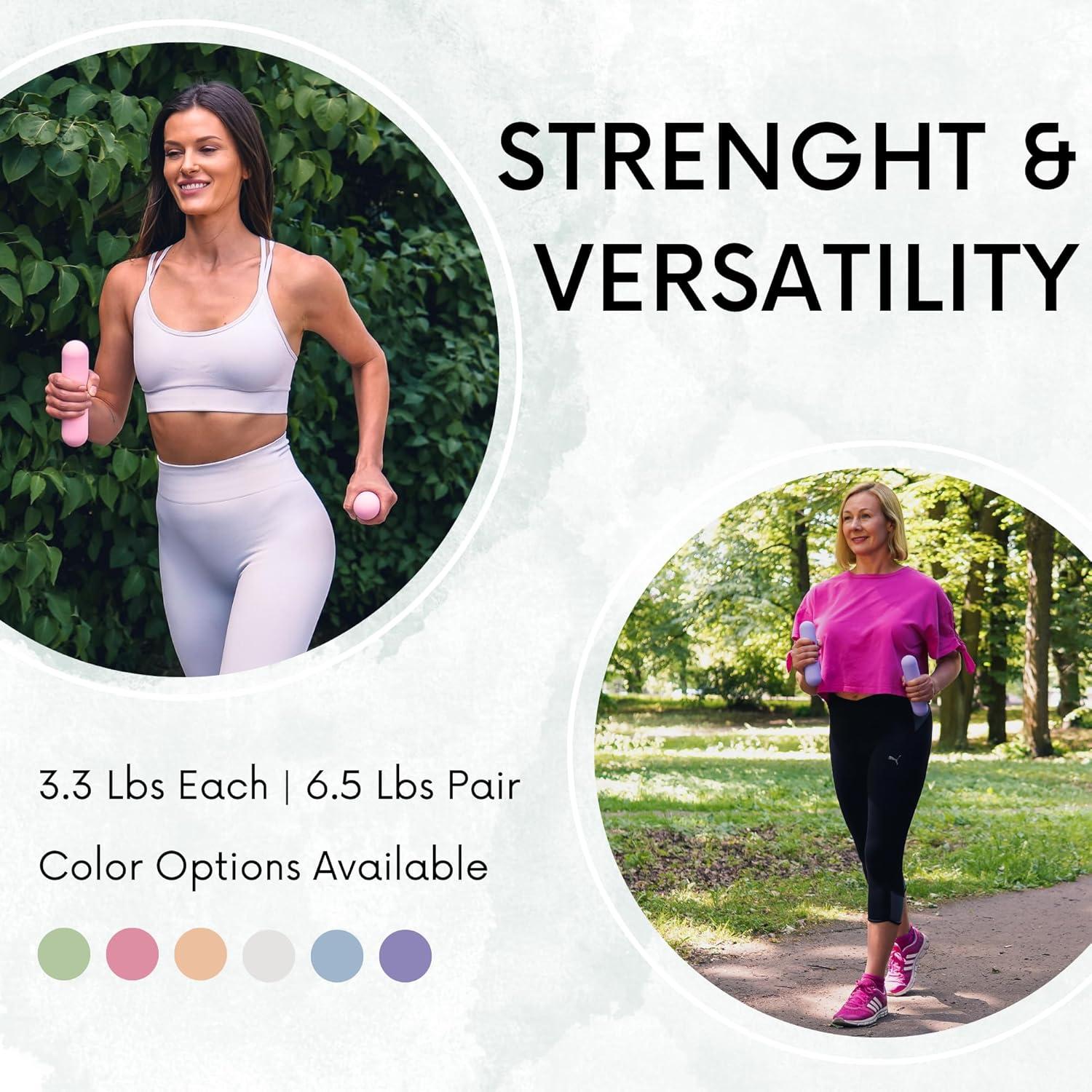 Barras de Pesas Polyfit para Mujeres - 1.5 KG y 2.95 KG